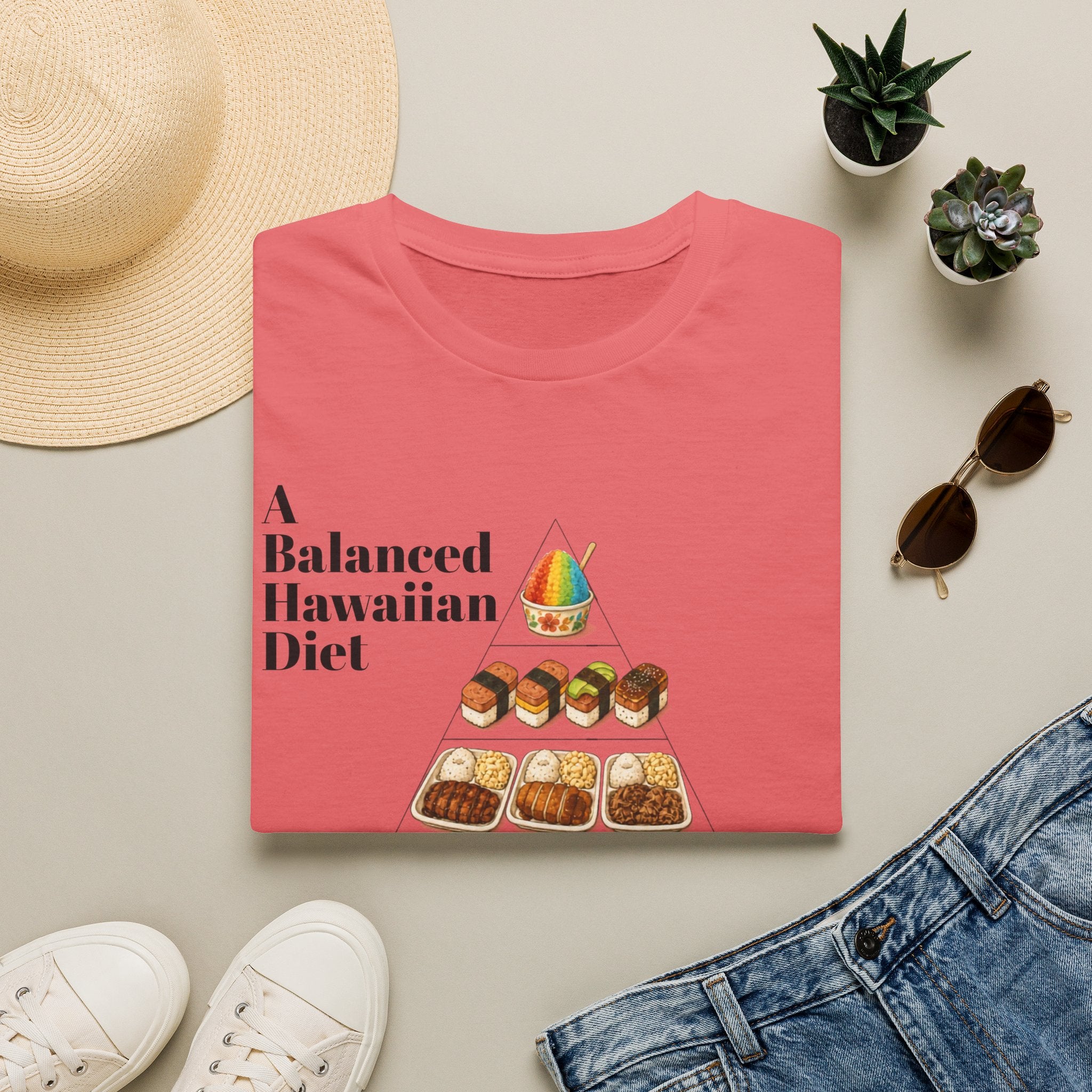 A Balanced Hawaiian Diet T-Shirt