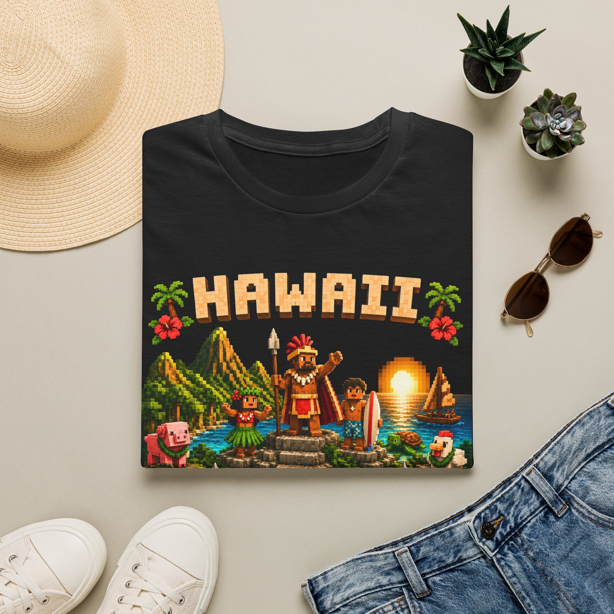 8-bit Hawaii T-Shirt