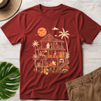 Hawaii Haunted House Halloween T-Shirt