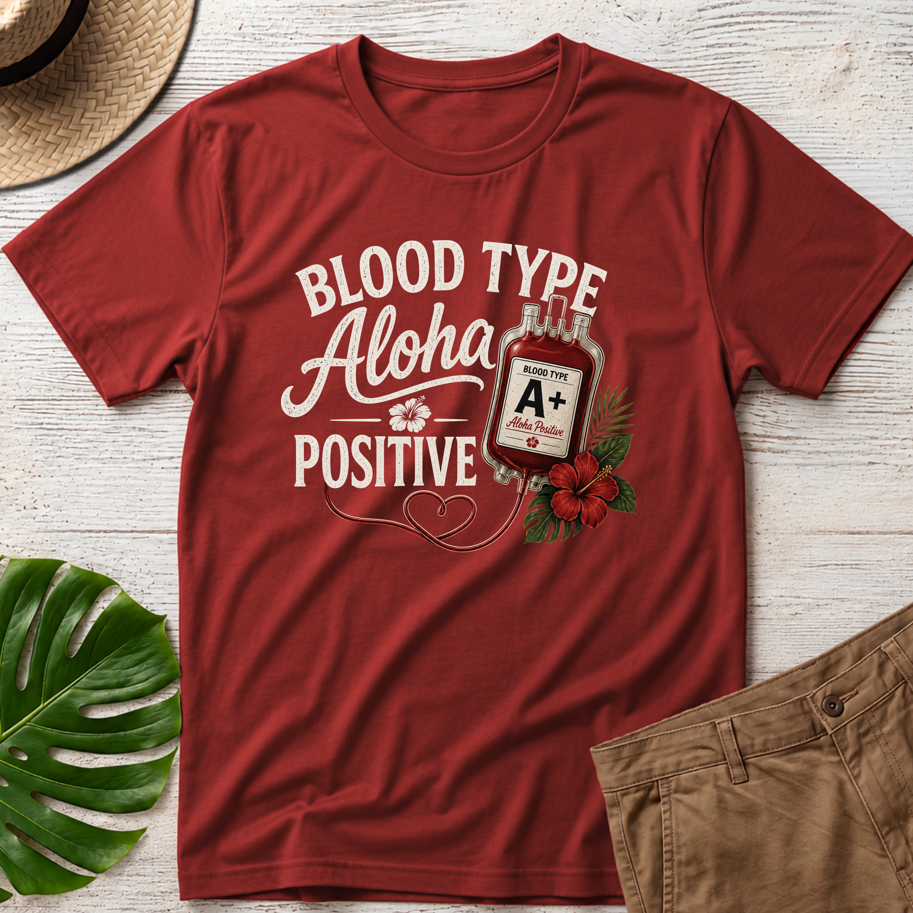 Blood Type - Aloha Positive T-Shirt