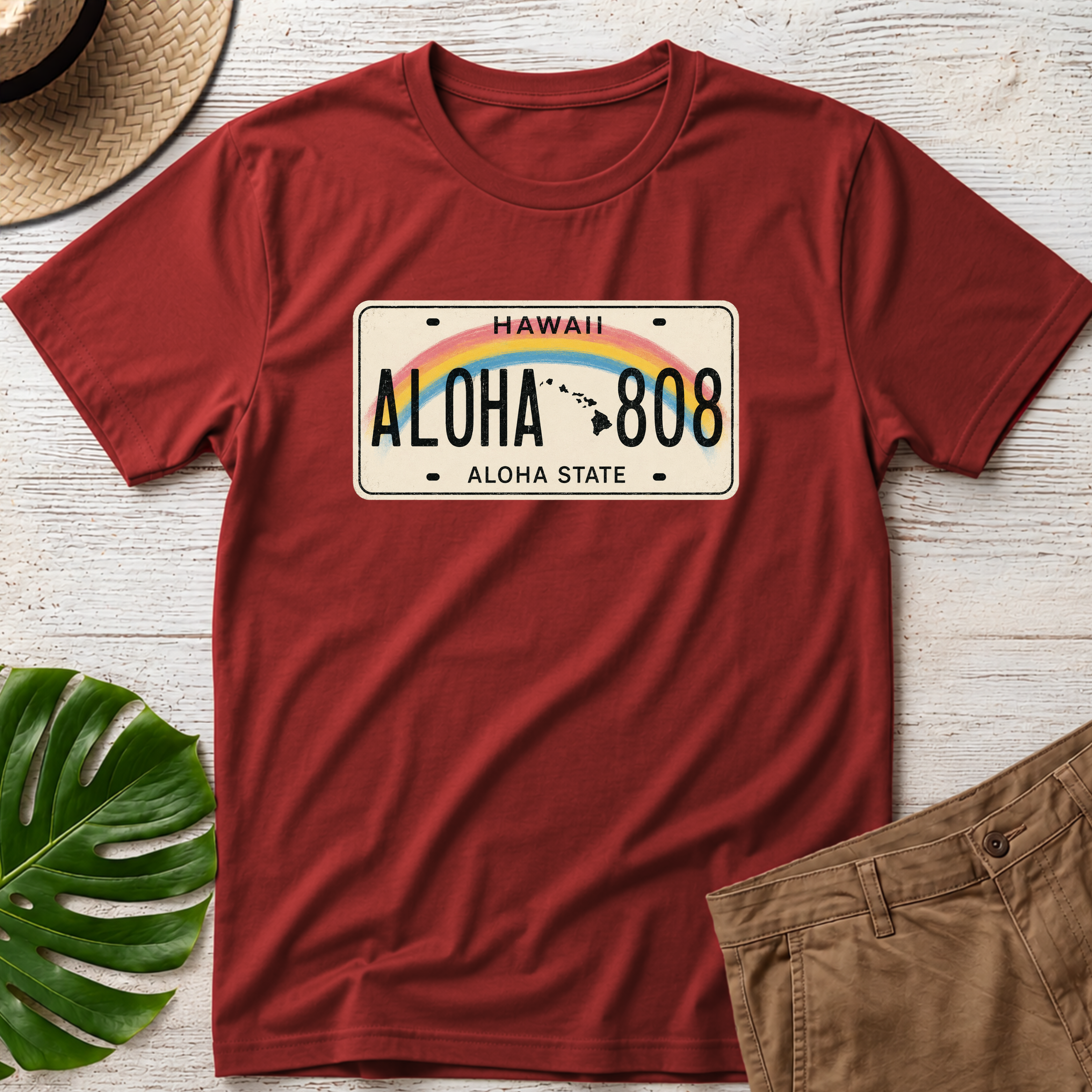 Hawaii License Plate T-Shirt