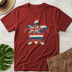 Hawaiian Sea Turtle Flag T-Shirt