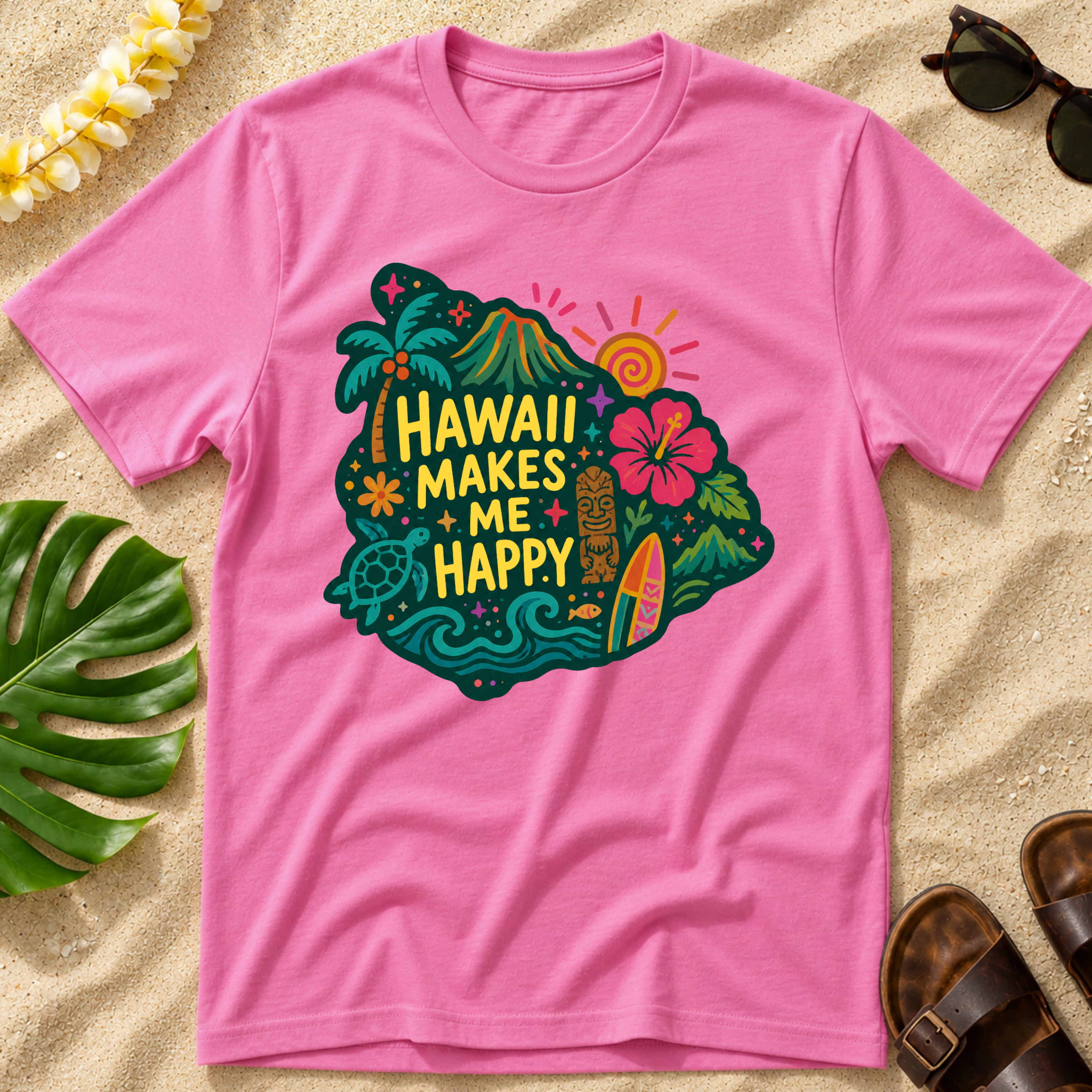 Hawaii Makes Me Happy T-Shirt