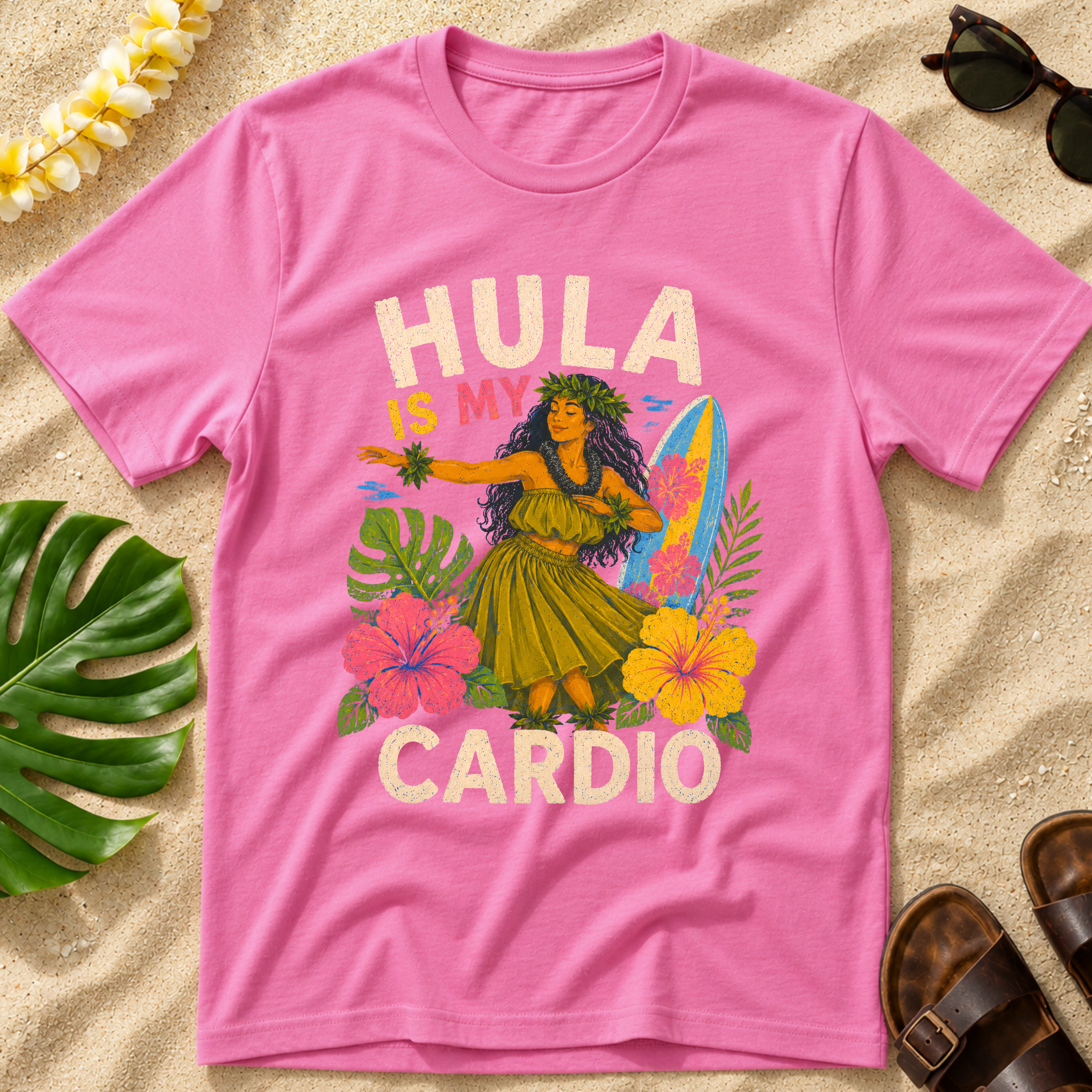 Hula is My Cardio Hawaiian T-Shirt
