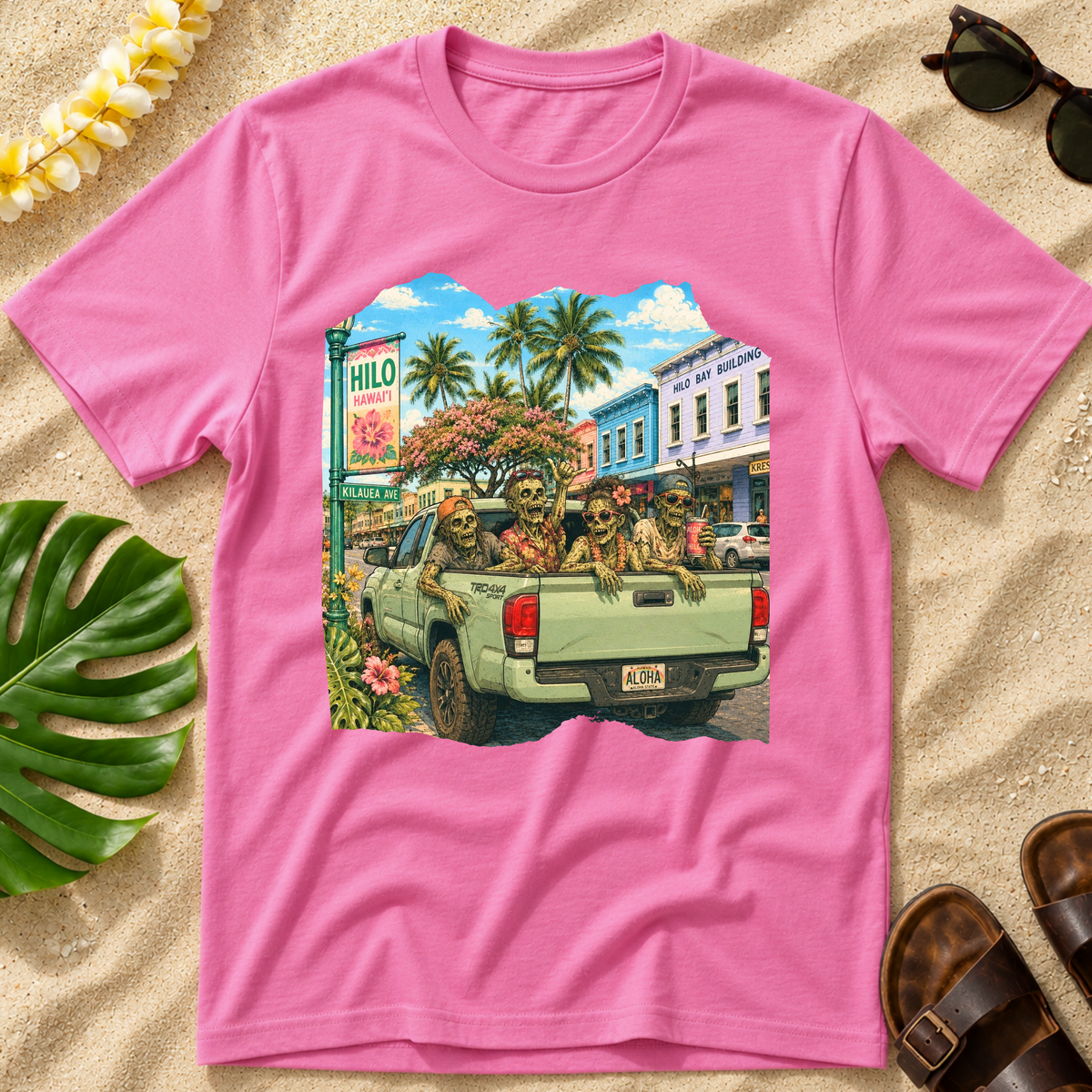 Hilo Pick-up Truck Halloween T-Shirt