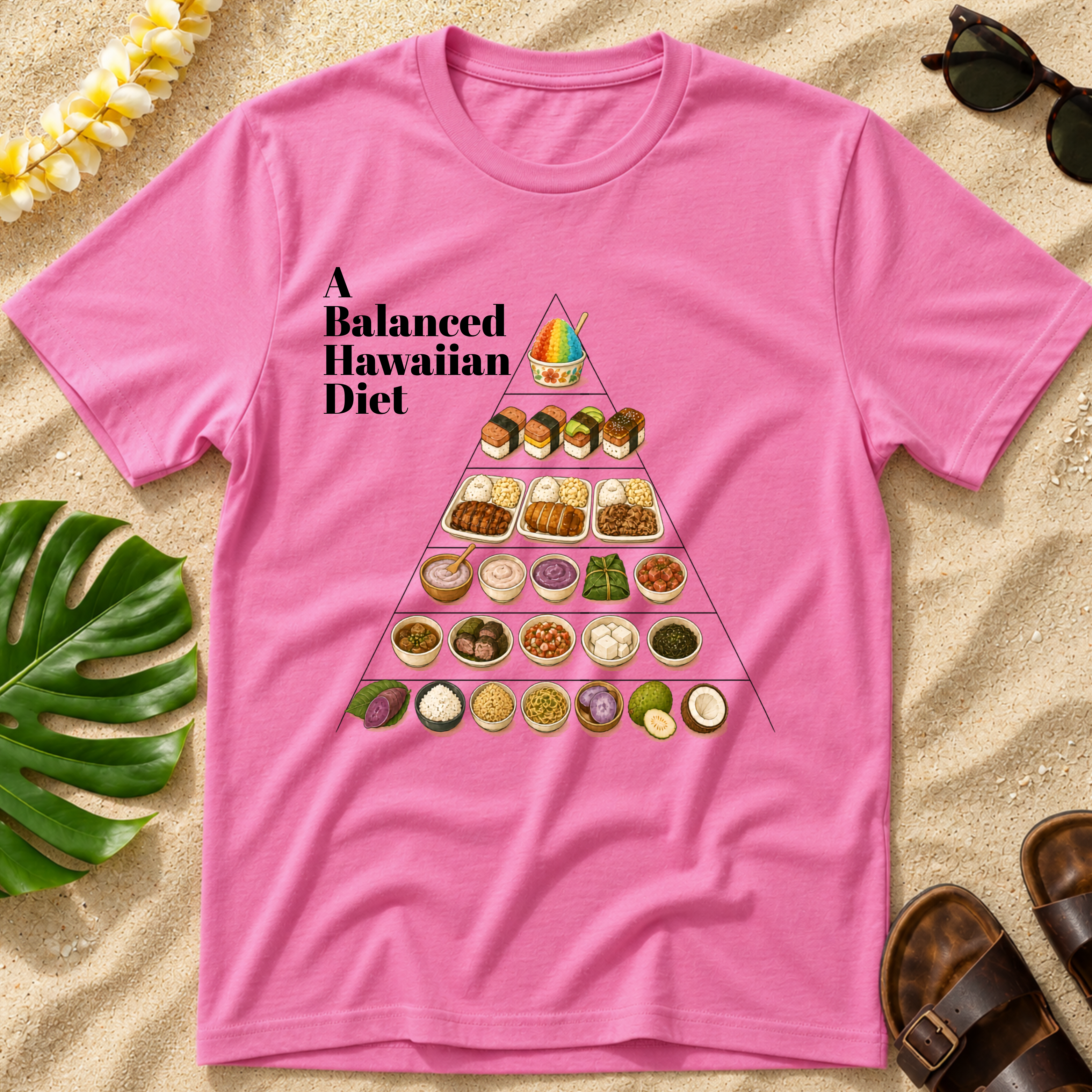 A Balanced Hawaiian Diet Hawaiian T-Shirt
