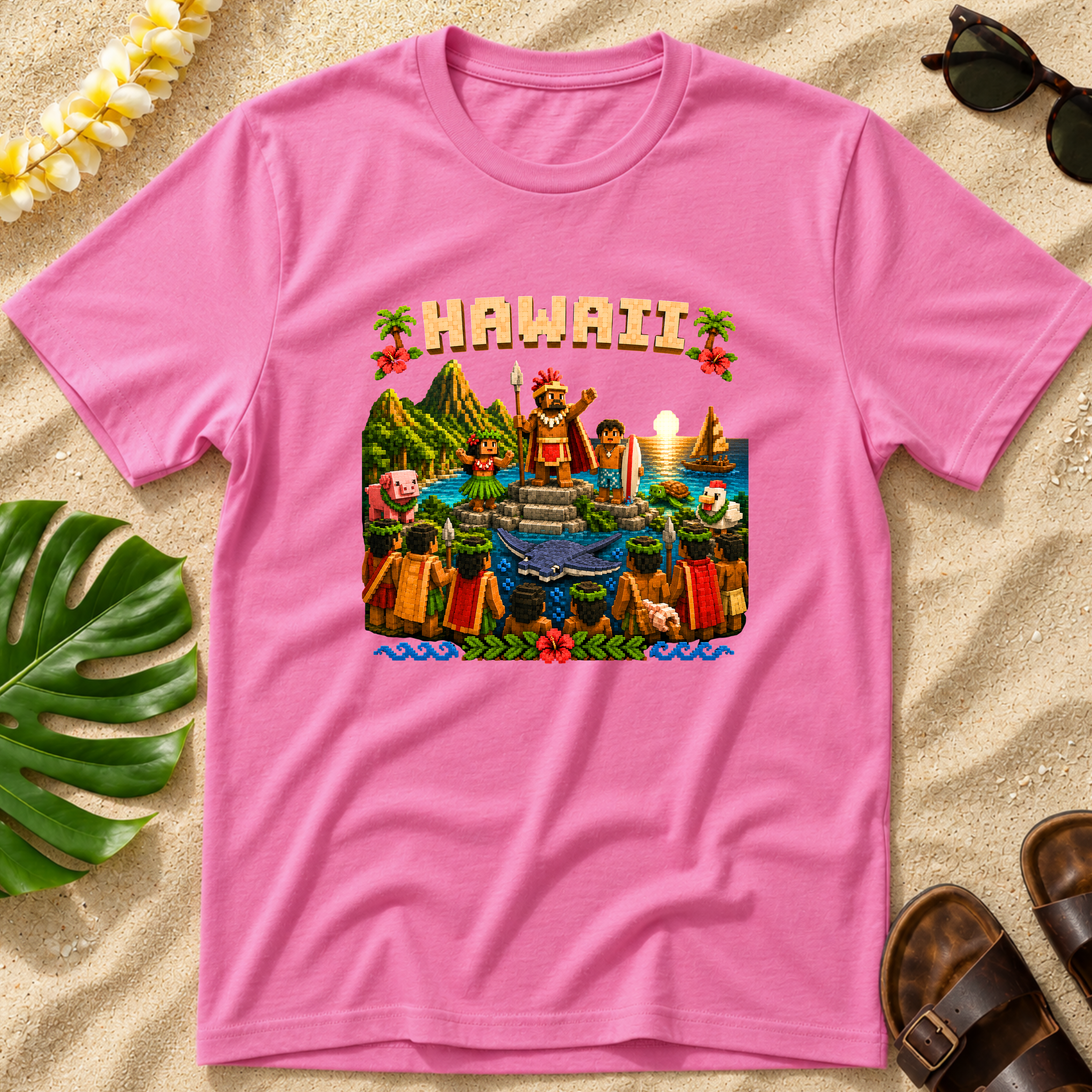 8-bit Hawaii T-Shirt
