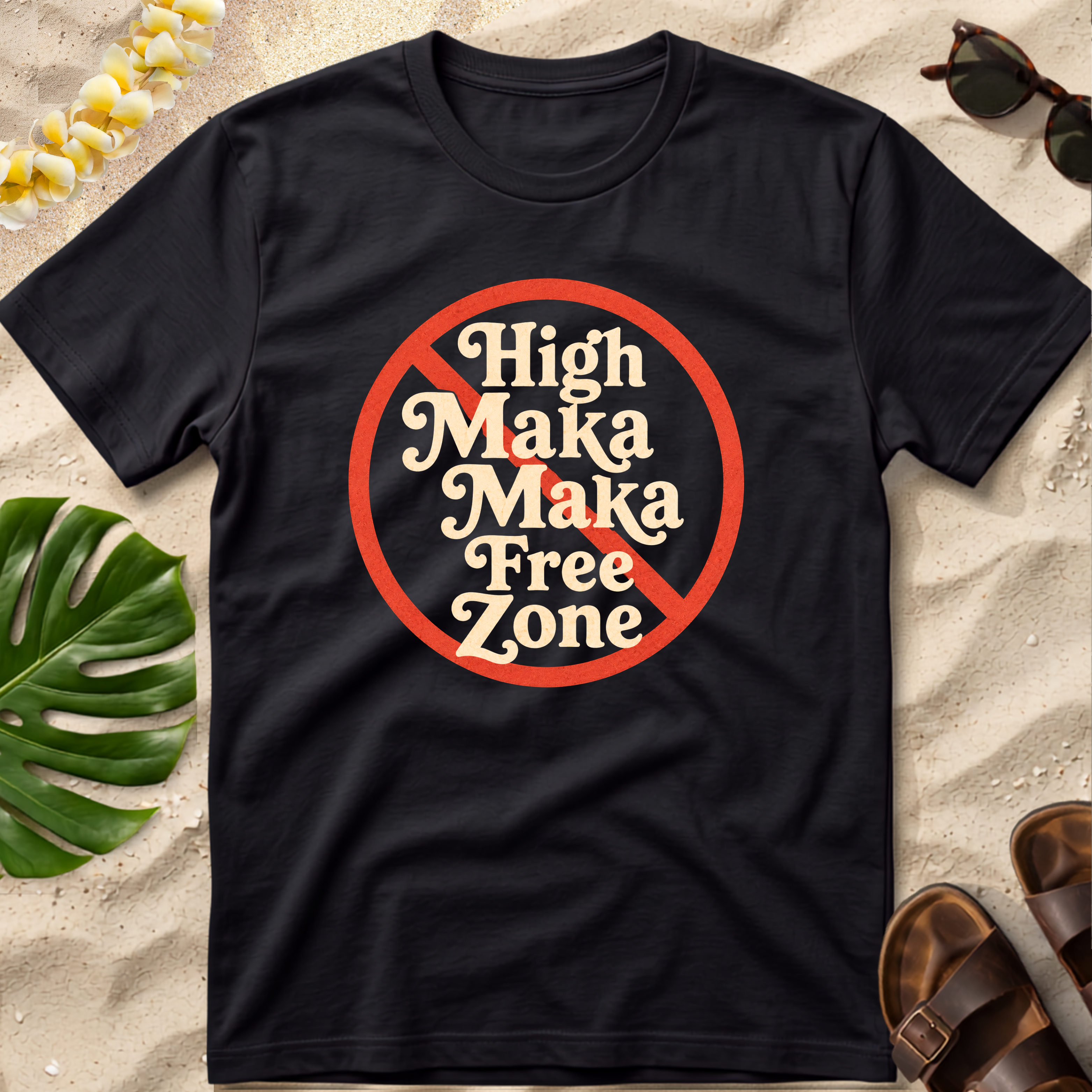 Hig Maka Maka Free Zone Hawaiian T-Shirt