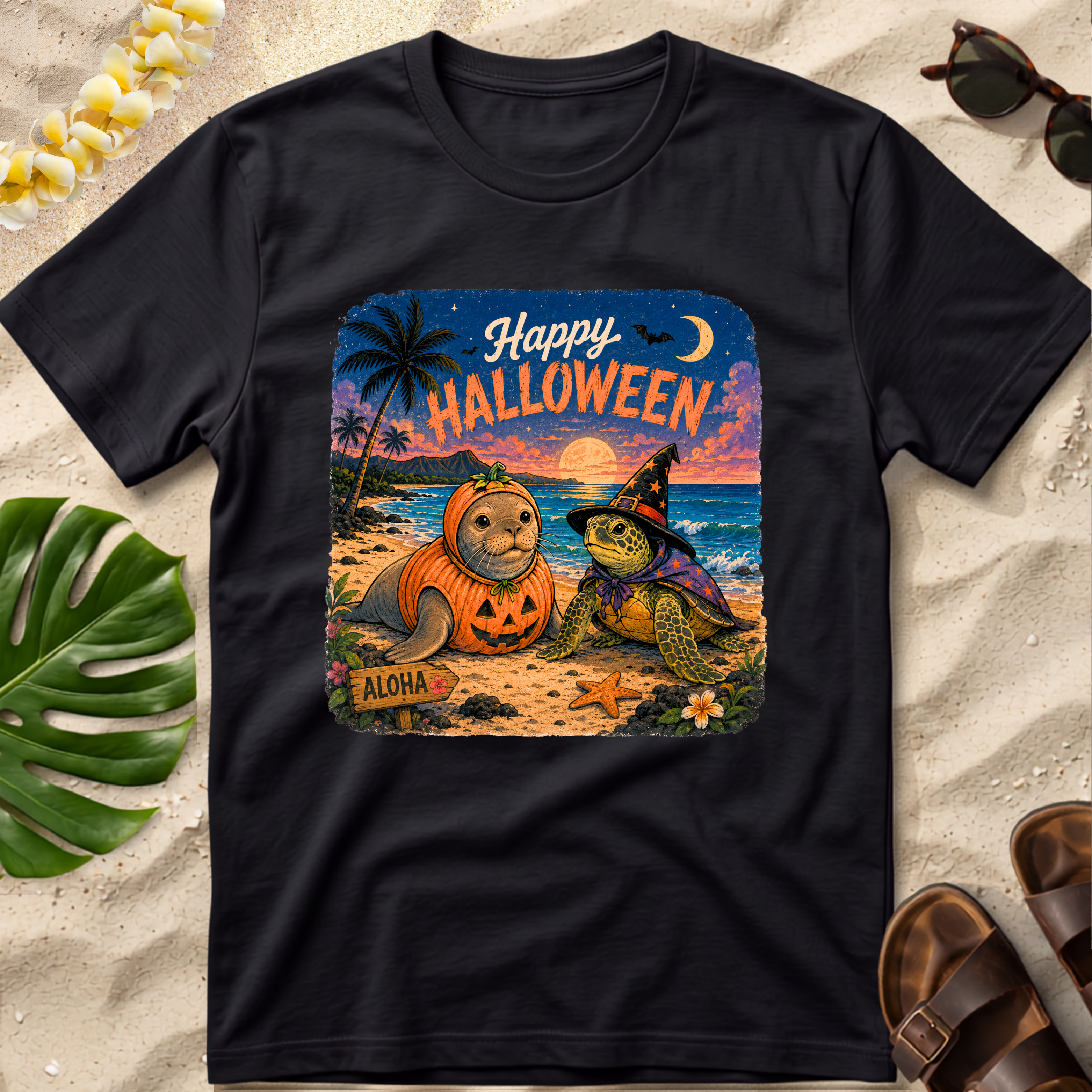 Happy Halloween Beach Tee