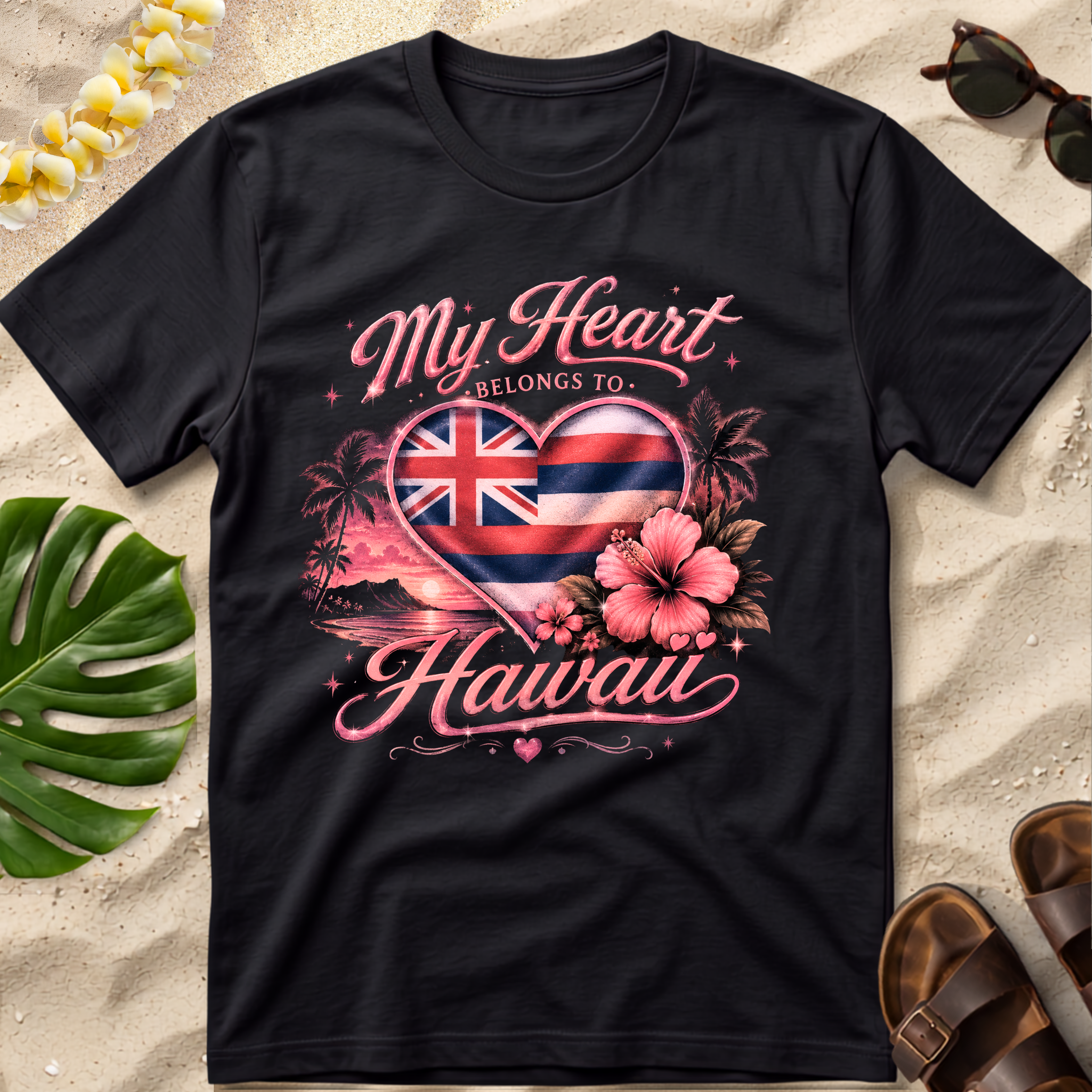 My Heart Belongs to Hawaii T-Shirt