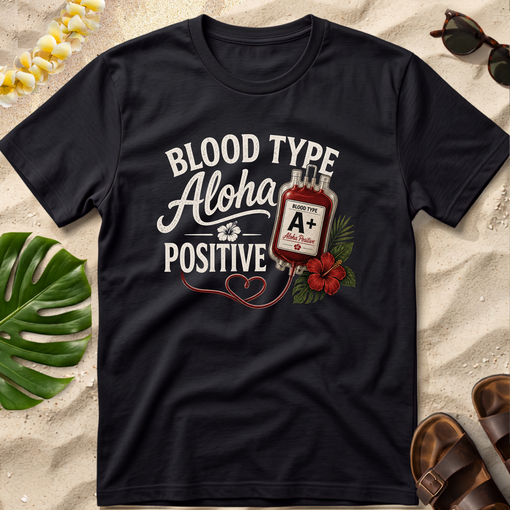 Blood Type - Aloha Positive T-Shirt