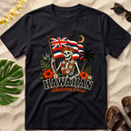 Hawaiian Skeleton Crew T-Shirt — Hawaiian Flag Skull Shirt