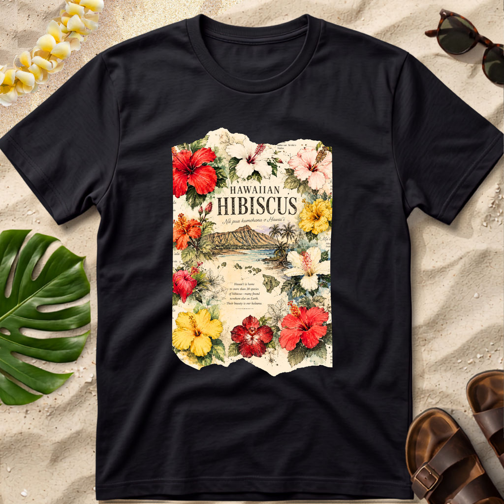Hawaiian Hibiscus Floral T-Shirt