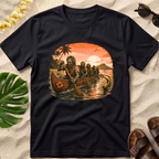 Zombie Canoe Halloween T-Shirt
