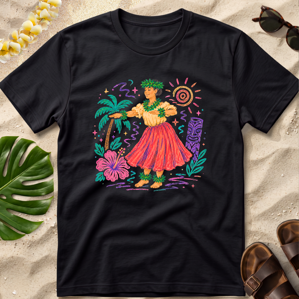 Hawaiian Hula Girl T-Shirt
