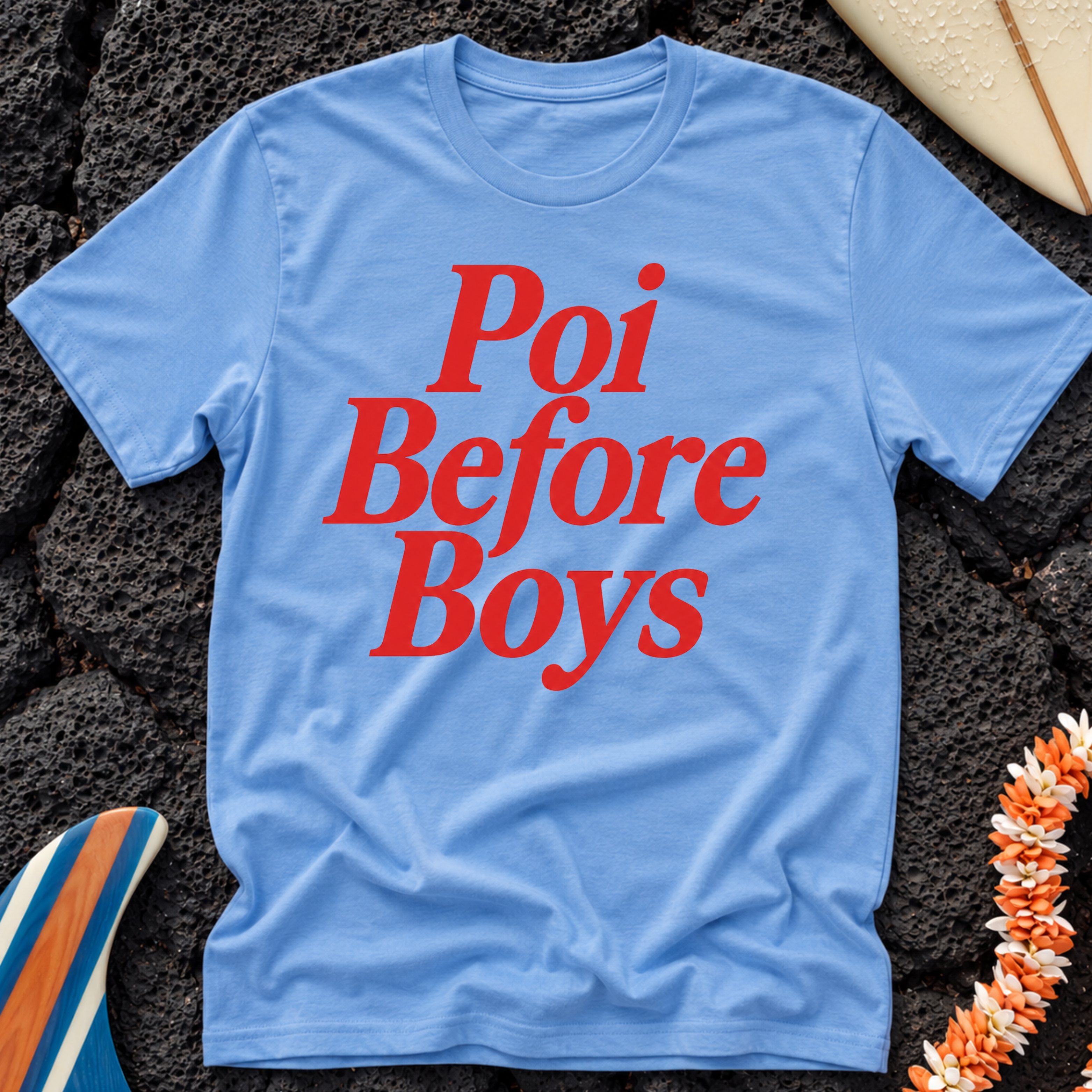 Poi Before Boys Hawaiian T-Shirt