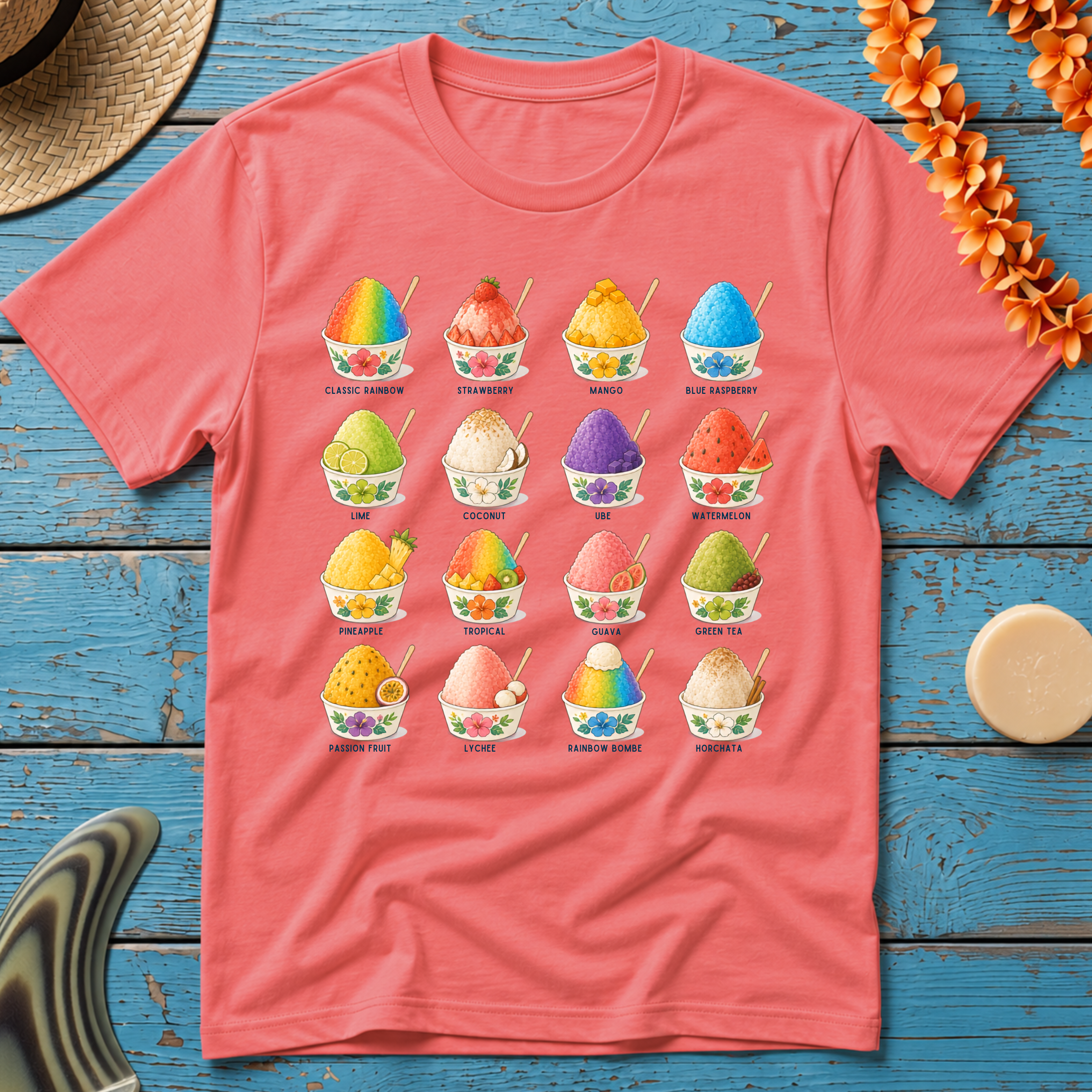 Shaved Ice Hawaiian T-Shirt