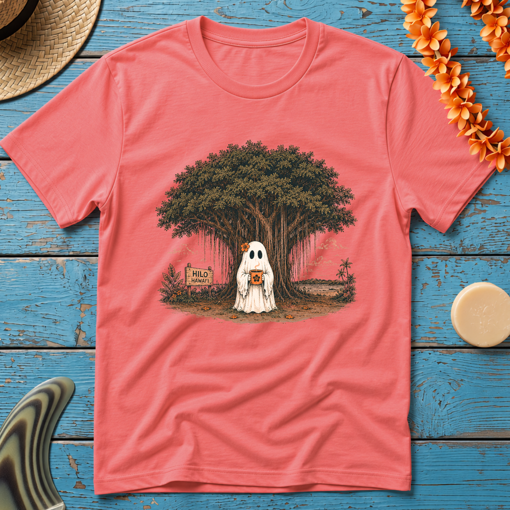 Ghost Under the Banyan Tree Halloween T-Shirt