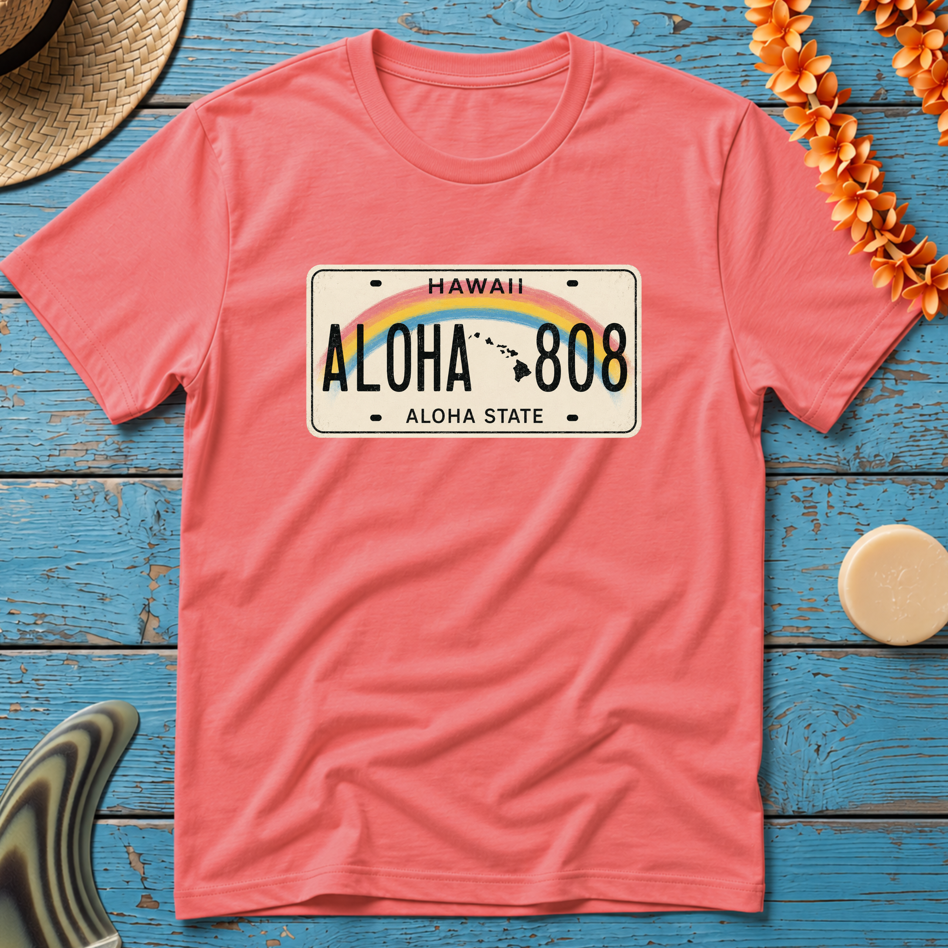 Hawaii License Plate T-Shirt