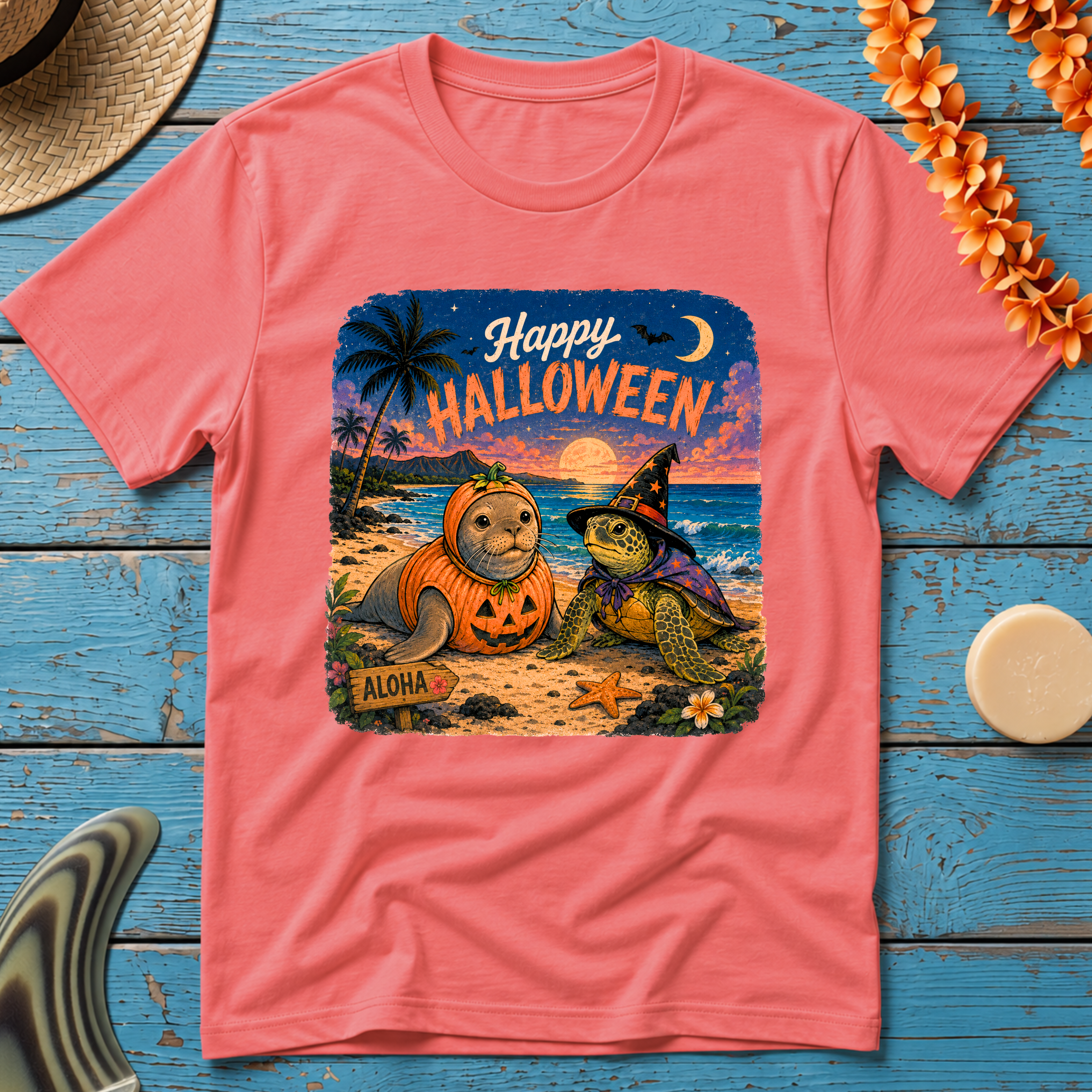 Happy Halloween Beach Tee