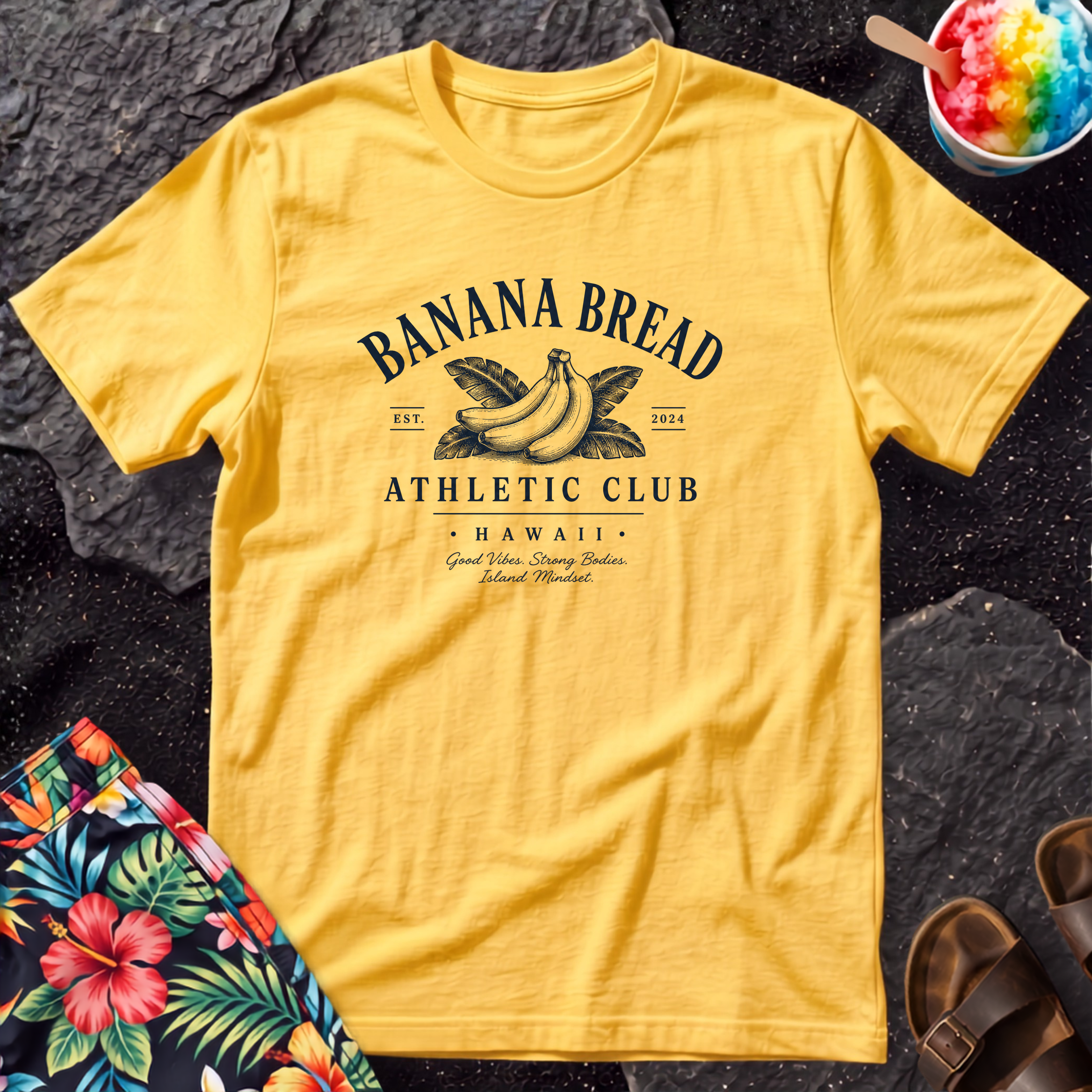 Banana Bread Athletic Club Hawaiian T-Shirt
