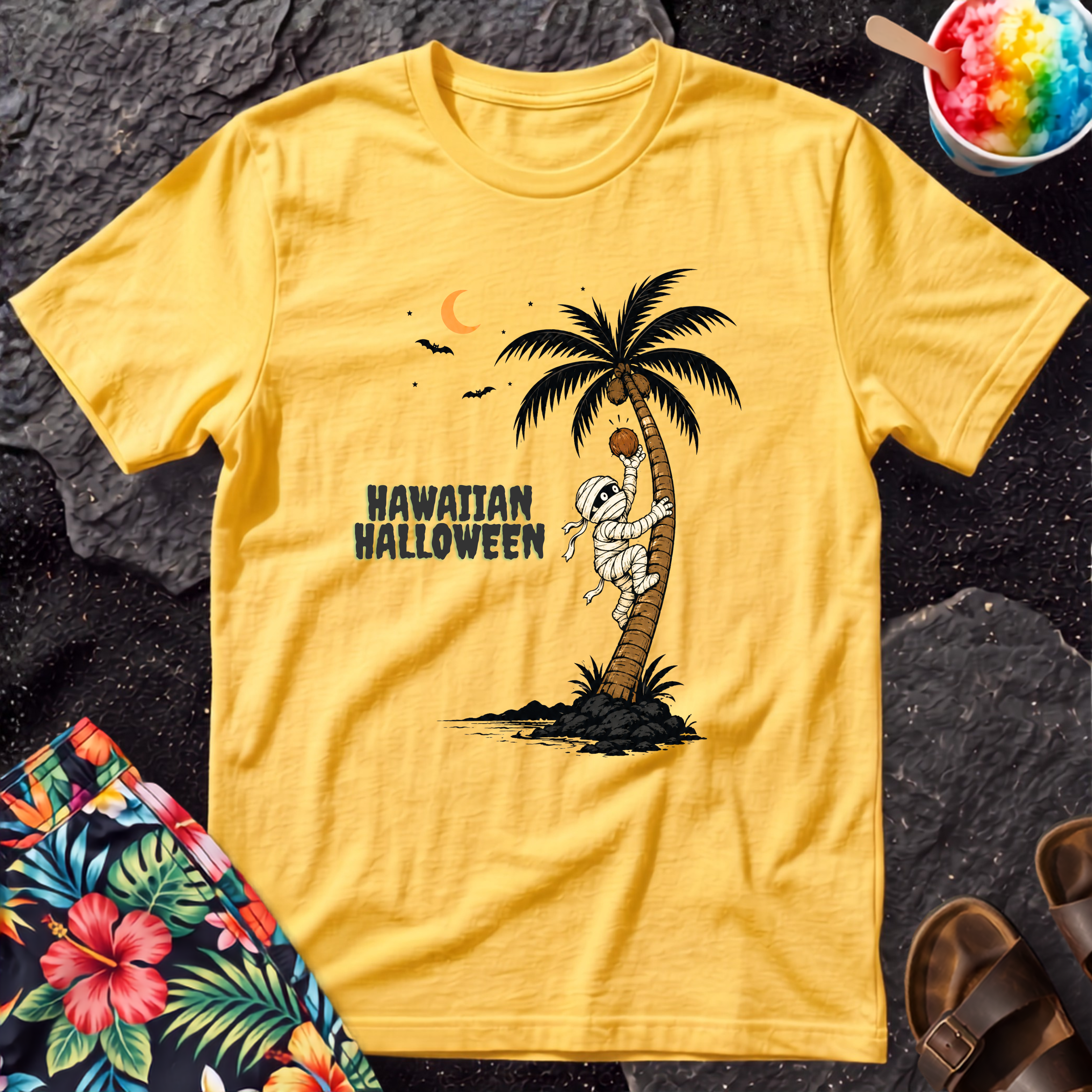 Hawaiian Halloween Tee