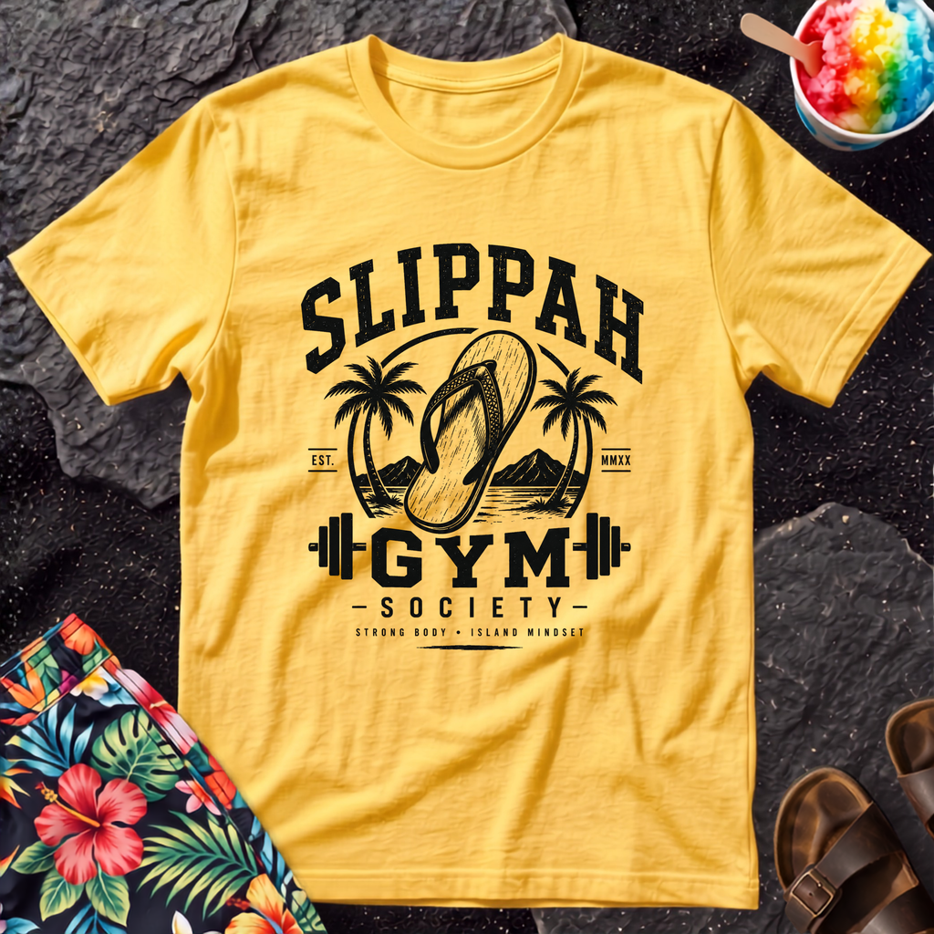 Slippah Gym Society T-Shirt