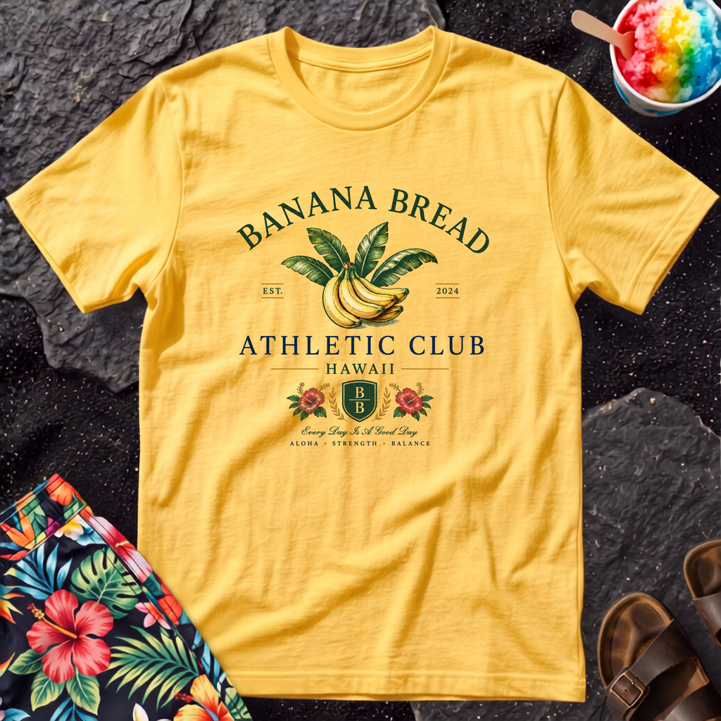 Banana Bread Athletic Club (Color) Hawaiian T-Shirt