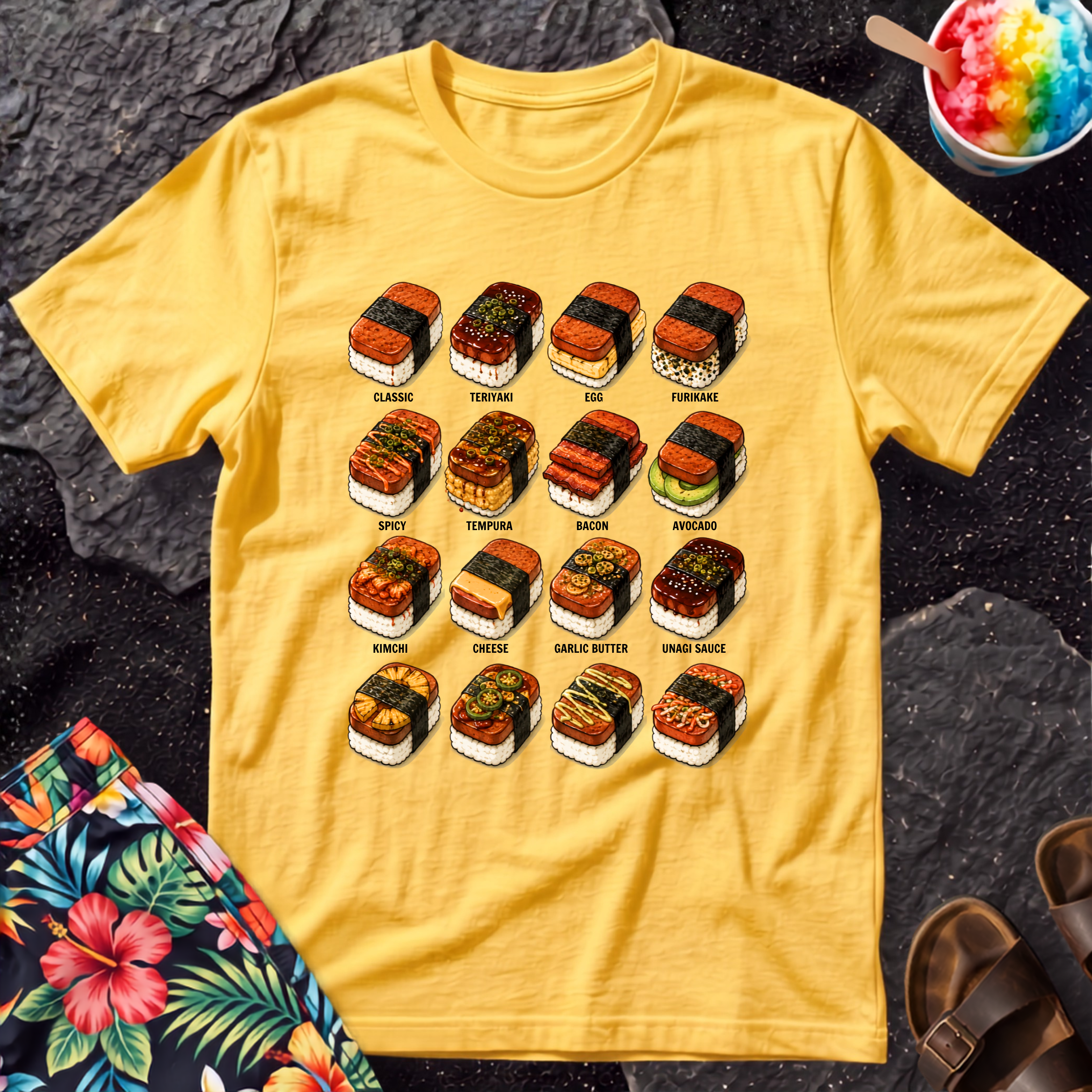 Spam Mususbi Hawaiian T-Shirt