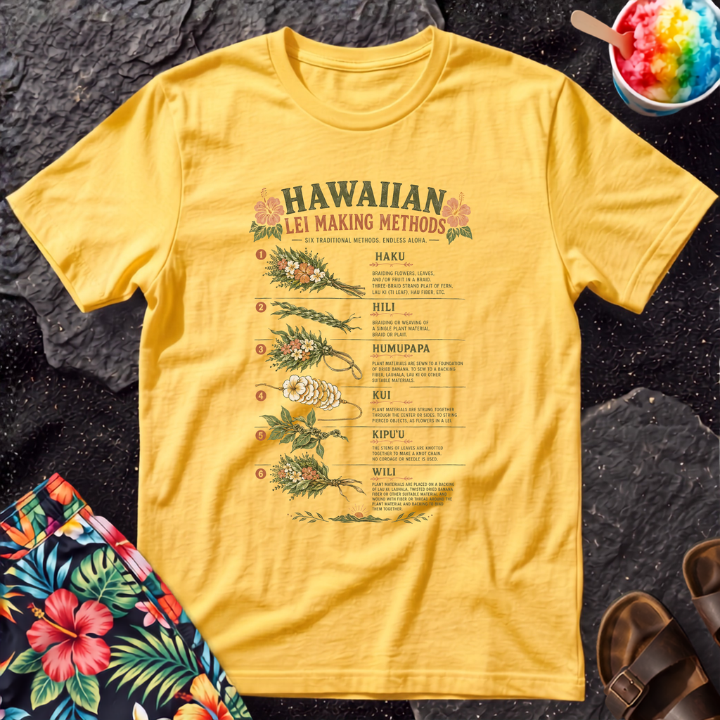Hawaiian Lei Making T-Shirt