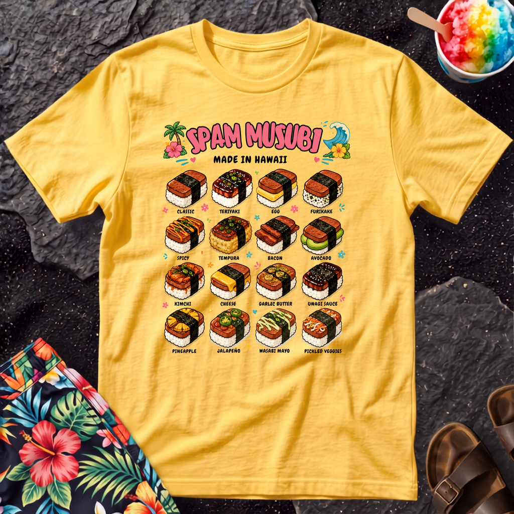 Spam Musubi Party Hawaiian T-Shirt