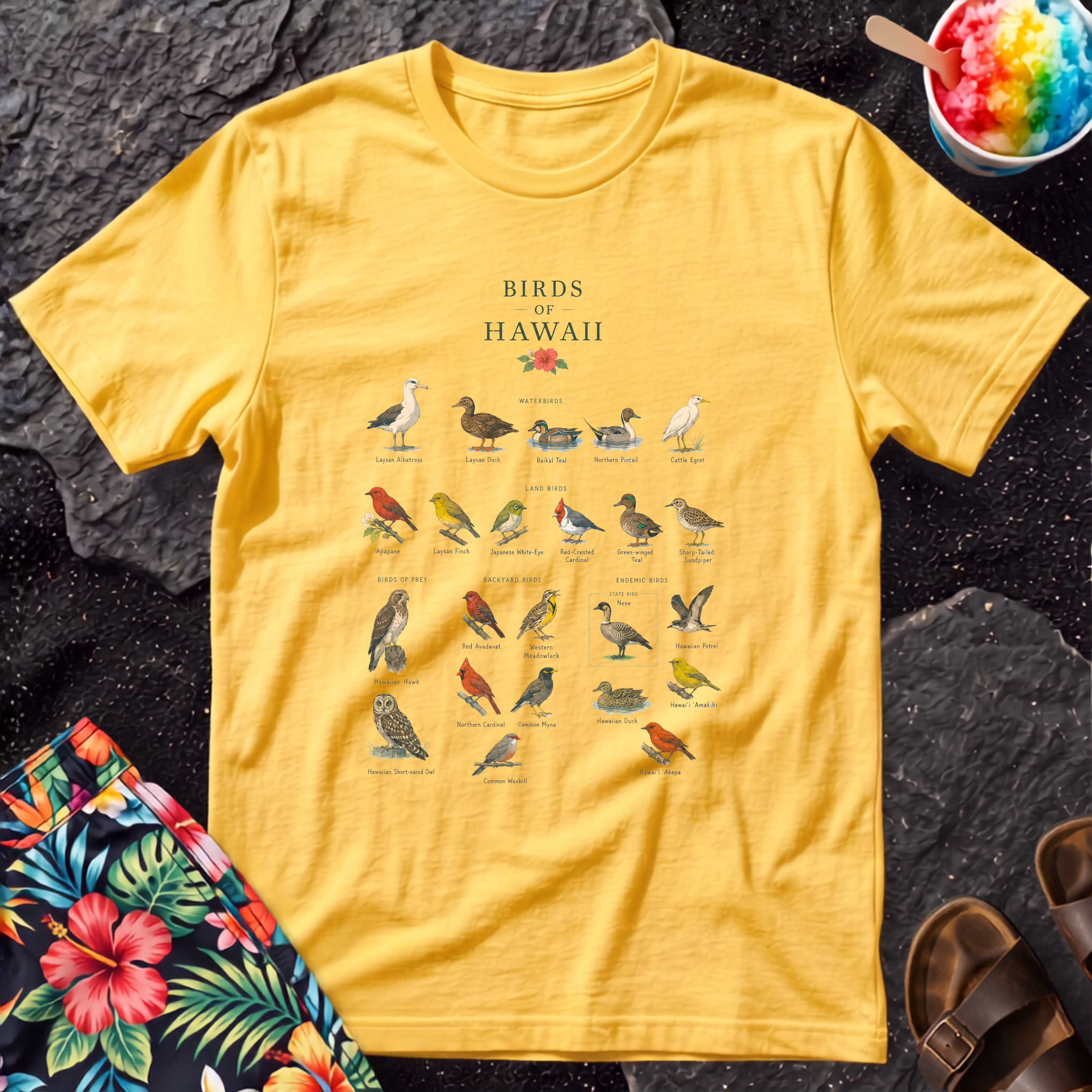 Birds of Hawaii T-Shirt