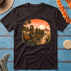 Zombie Canoe Halloween T-Shirt