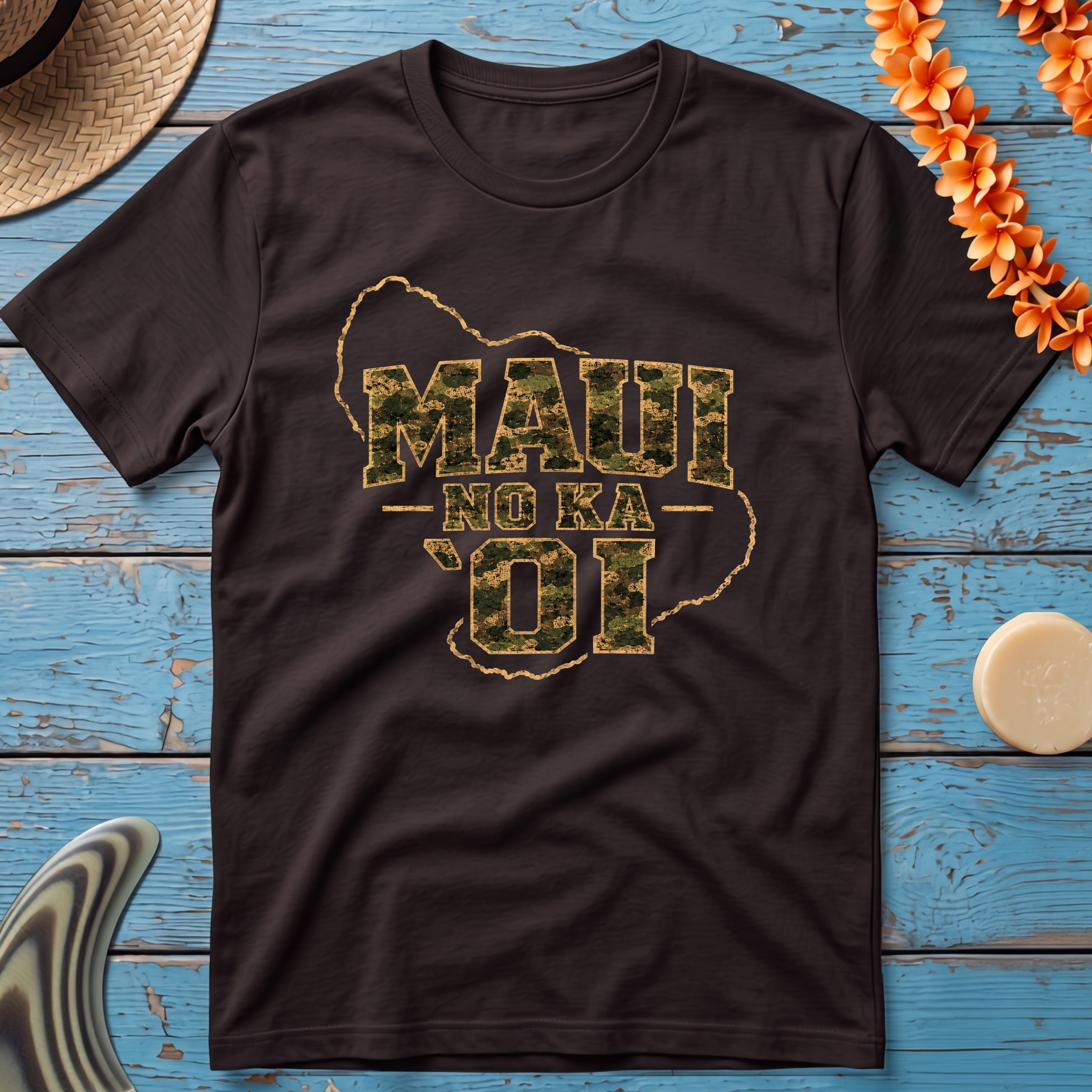 Maui no ka 'oi Hawaiian T-Shirt