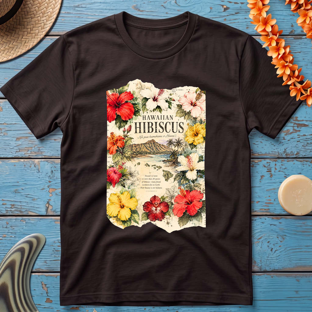 Hawaiian Hibiscus Floral T-Shirt