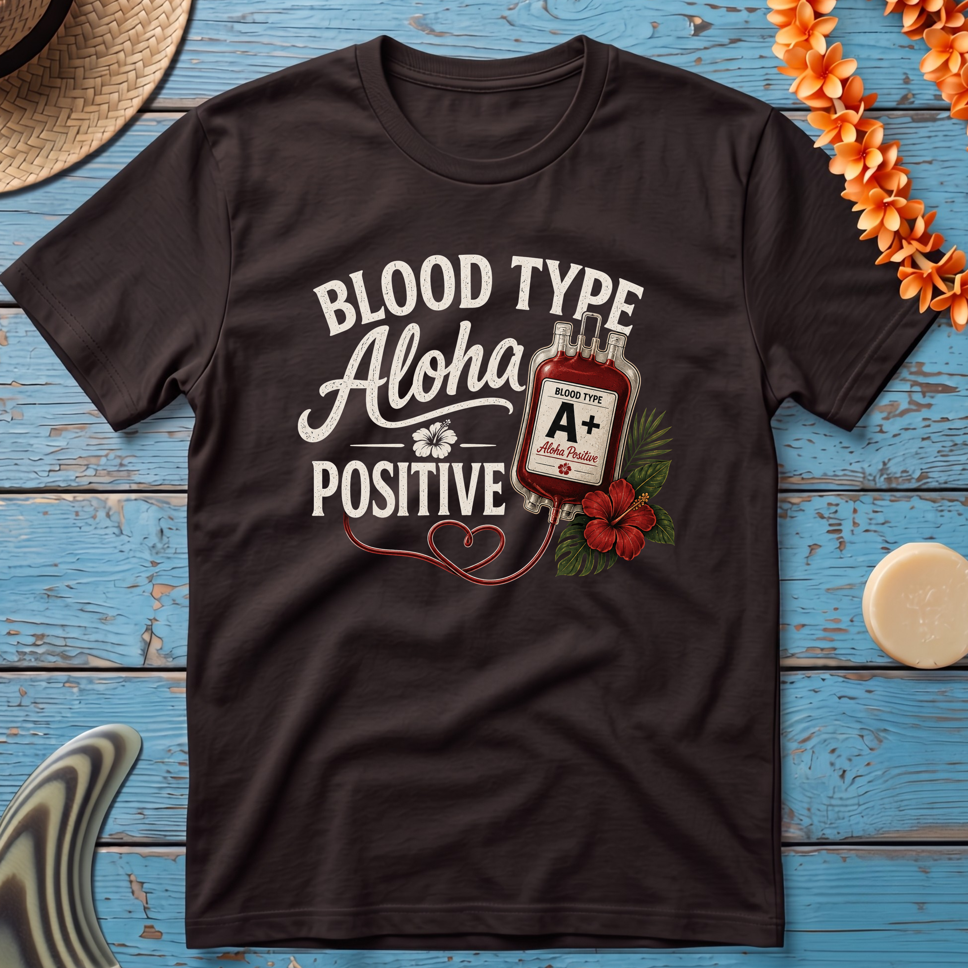 Blood Type - Aloha Positive T-Shirt