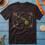 Hawaii Island Map T-Shirt