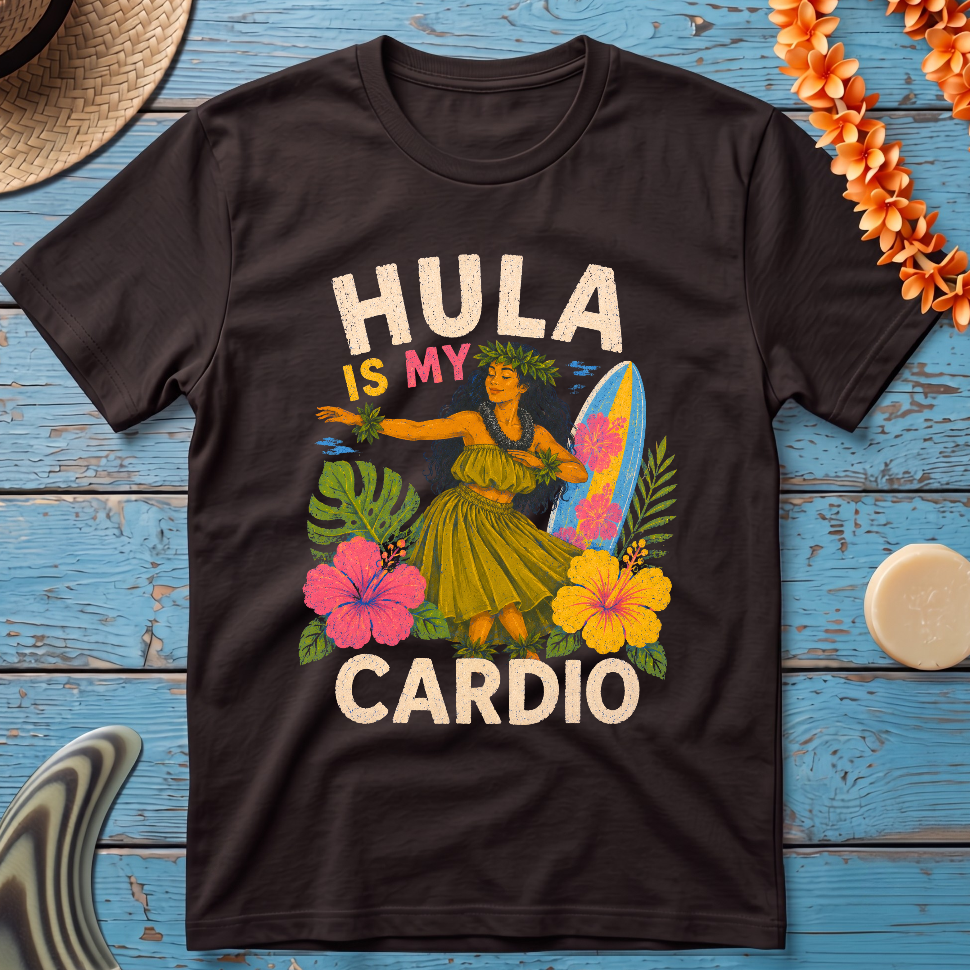 Hula is My Cardio Hawaiian T-Shirt