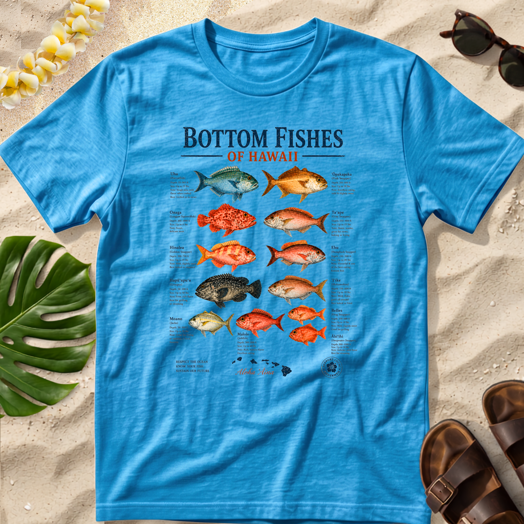 Bottom Fishes of Hawaii T-Shirt