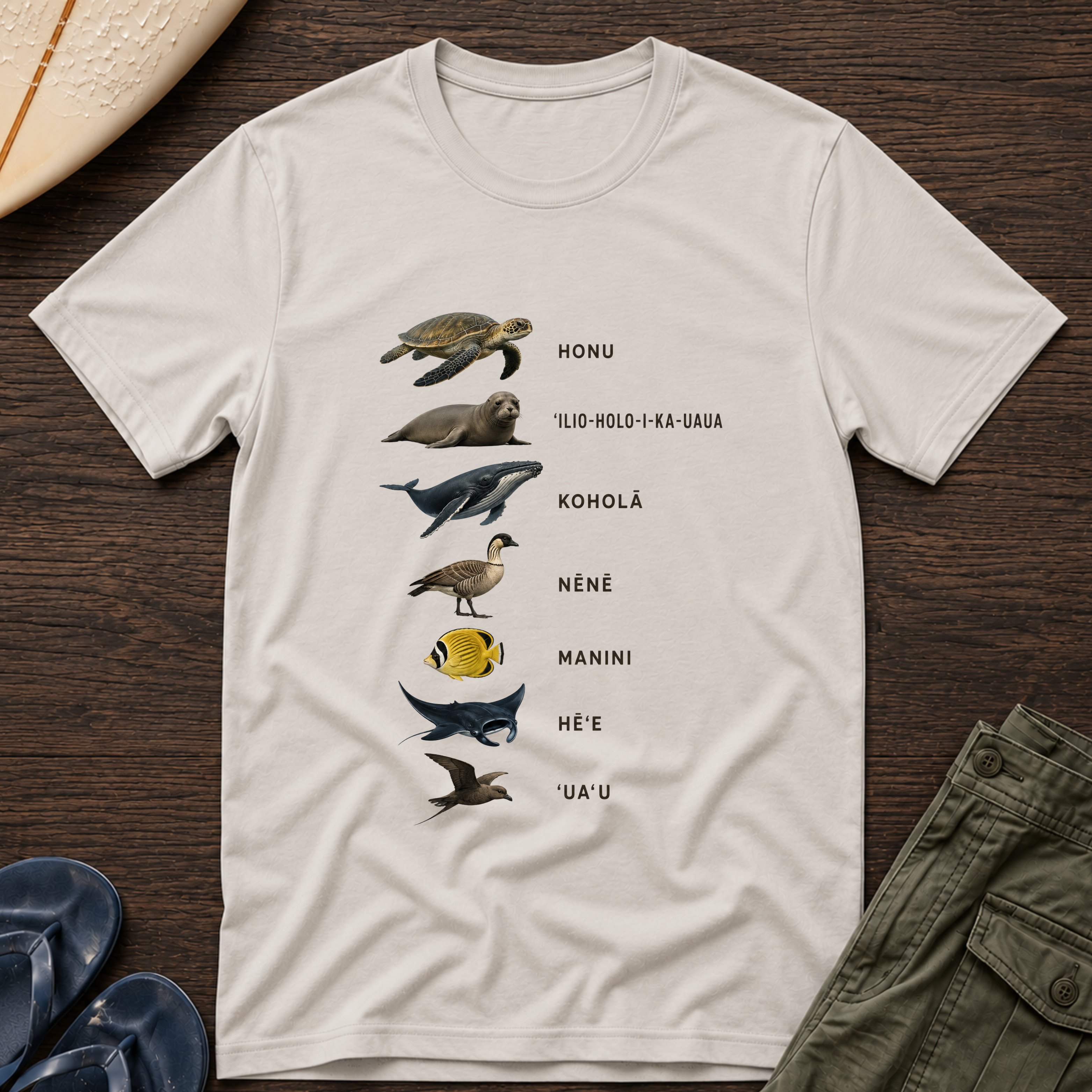 Olelo Animals T-Shirt