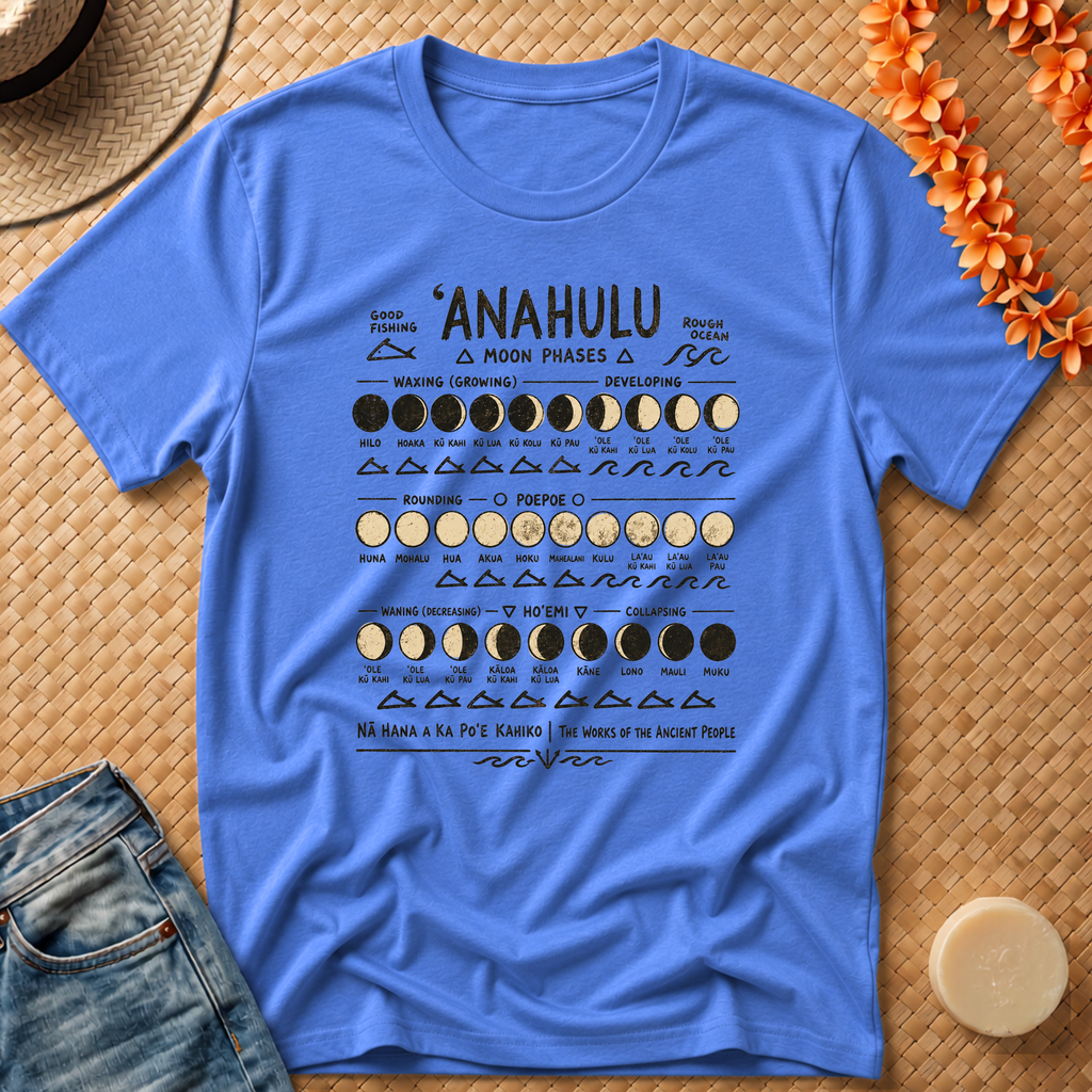 Hawaiian Moon Phases Anahulu T-Shirt