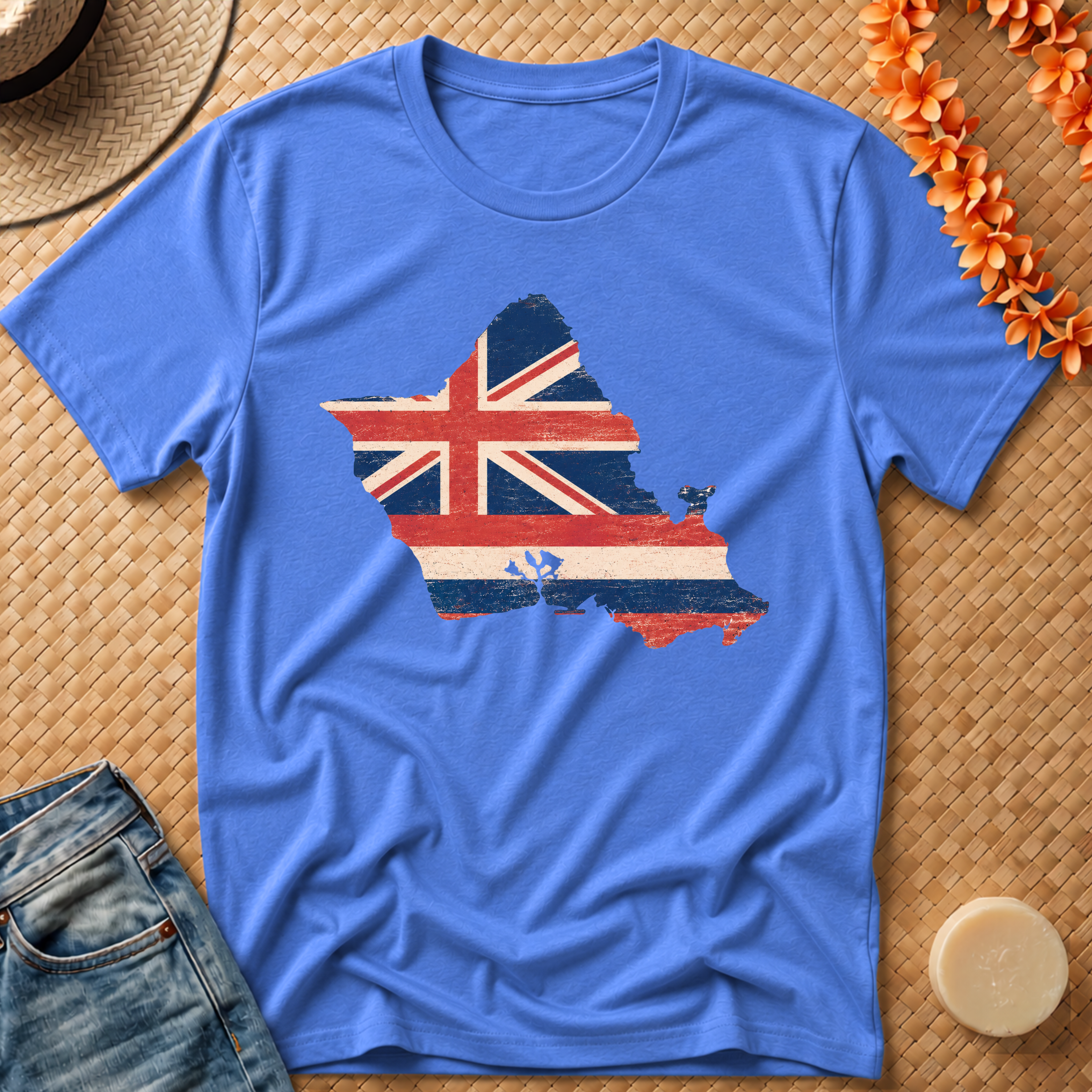 Oahu Hawaii Flag T-Shirt