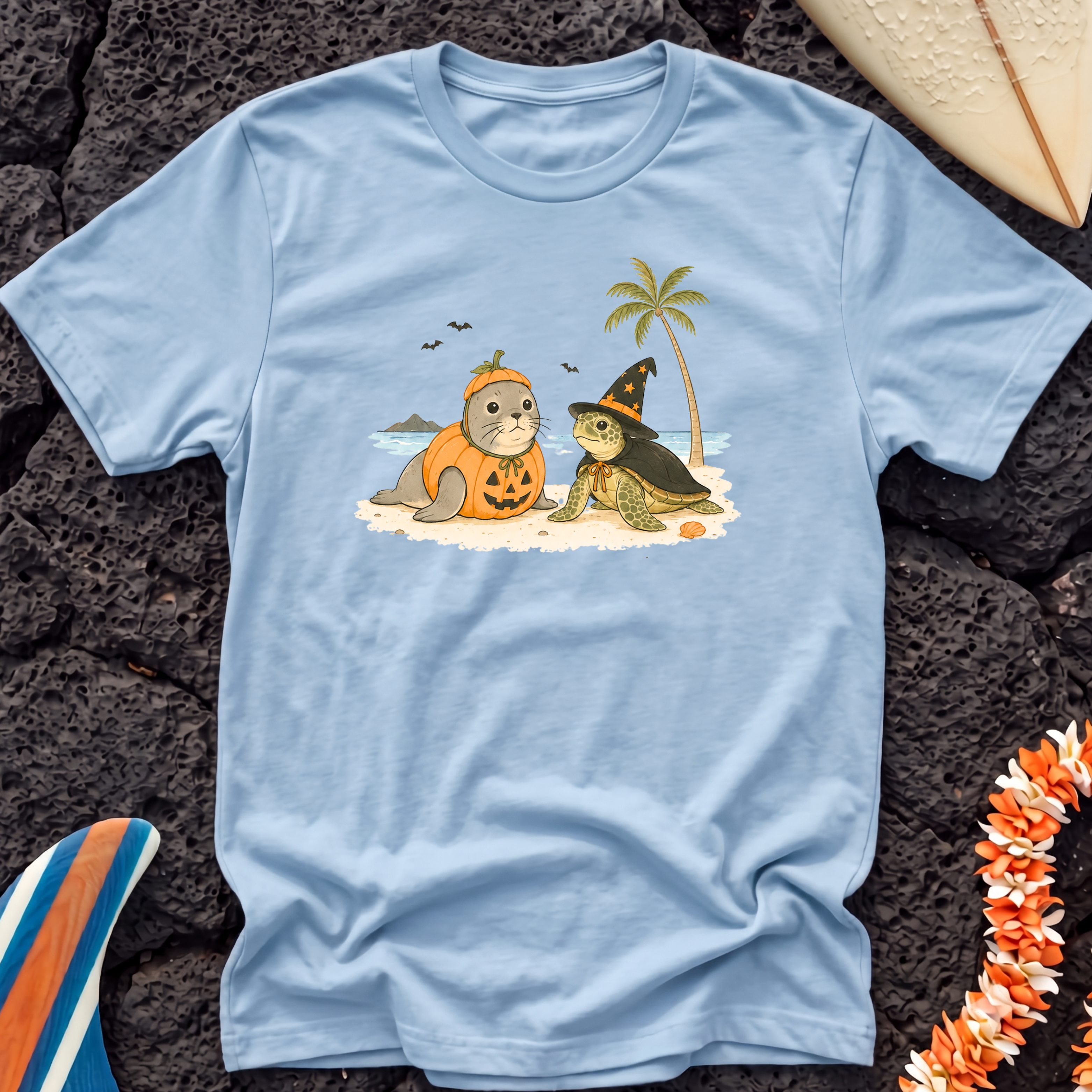 Halloween Seal & Turtle Tee