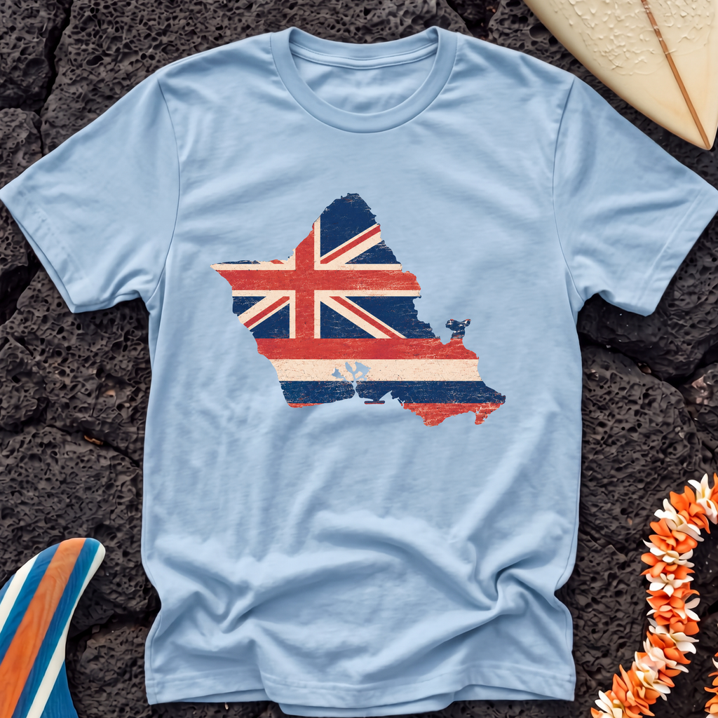 Oahu Hawaii Flag T-Shirt