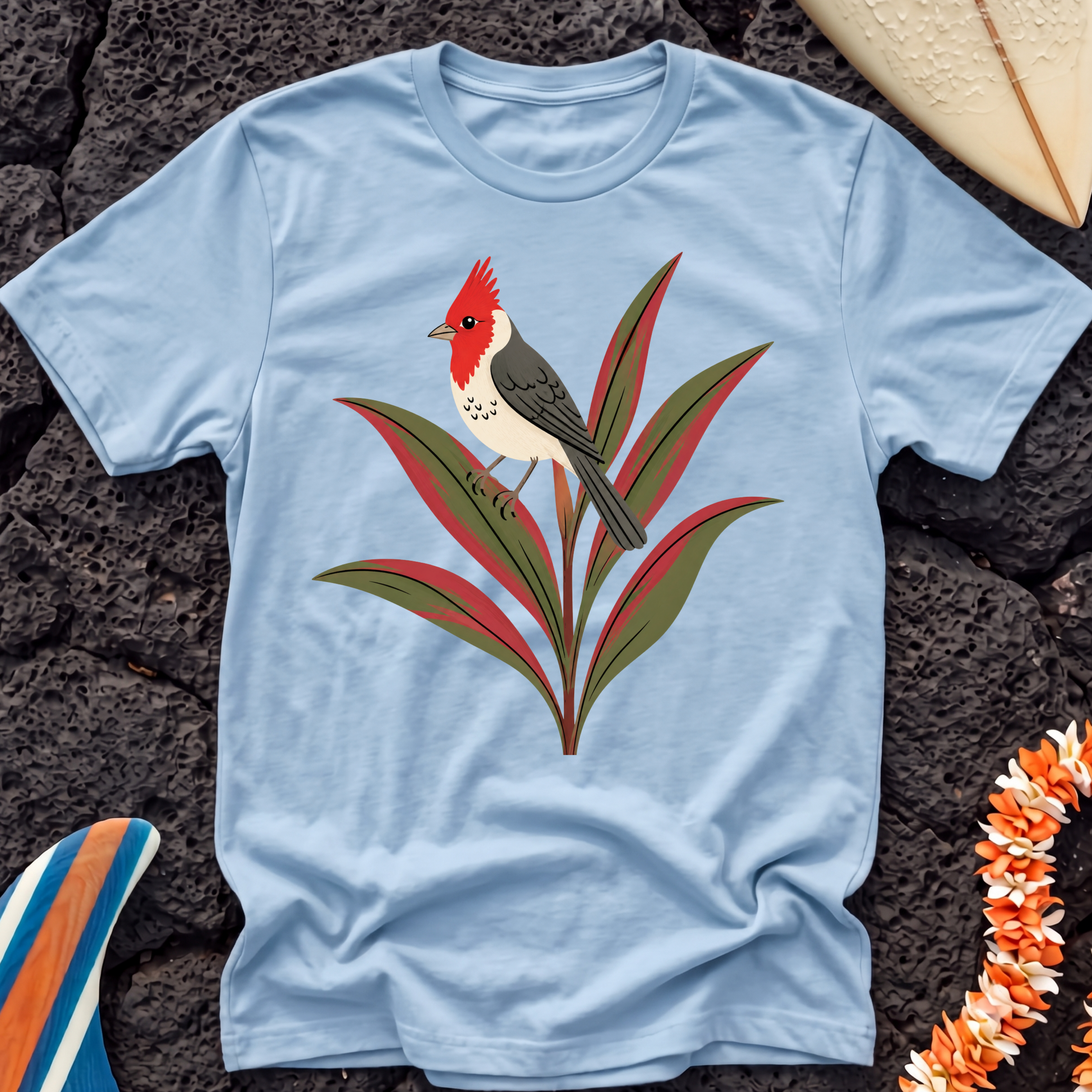 Hawaiian Red Cardinal T-Shirt