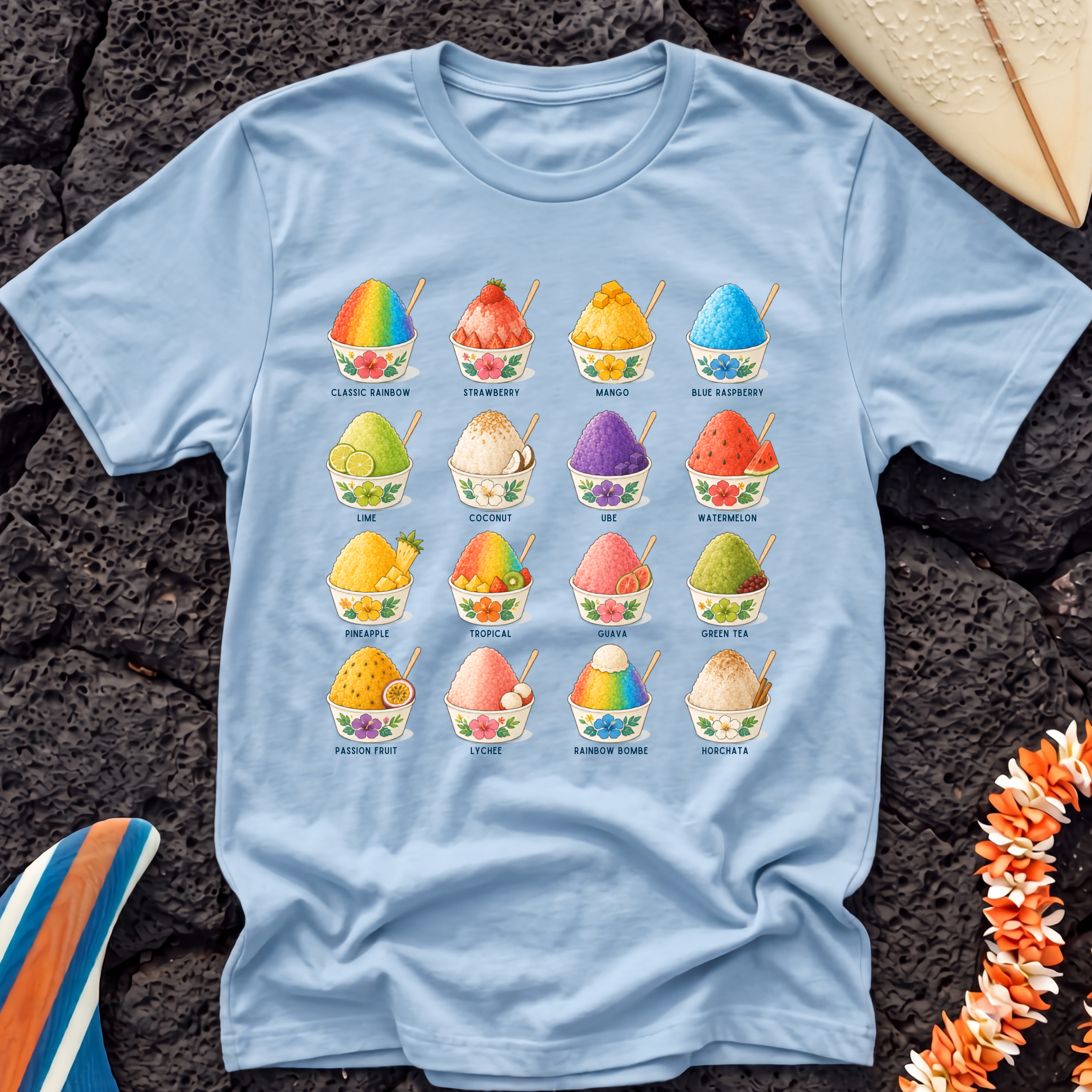 Shaved Ice Hawaiian T-Shirt