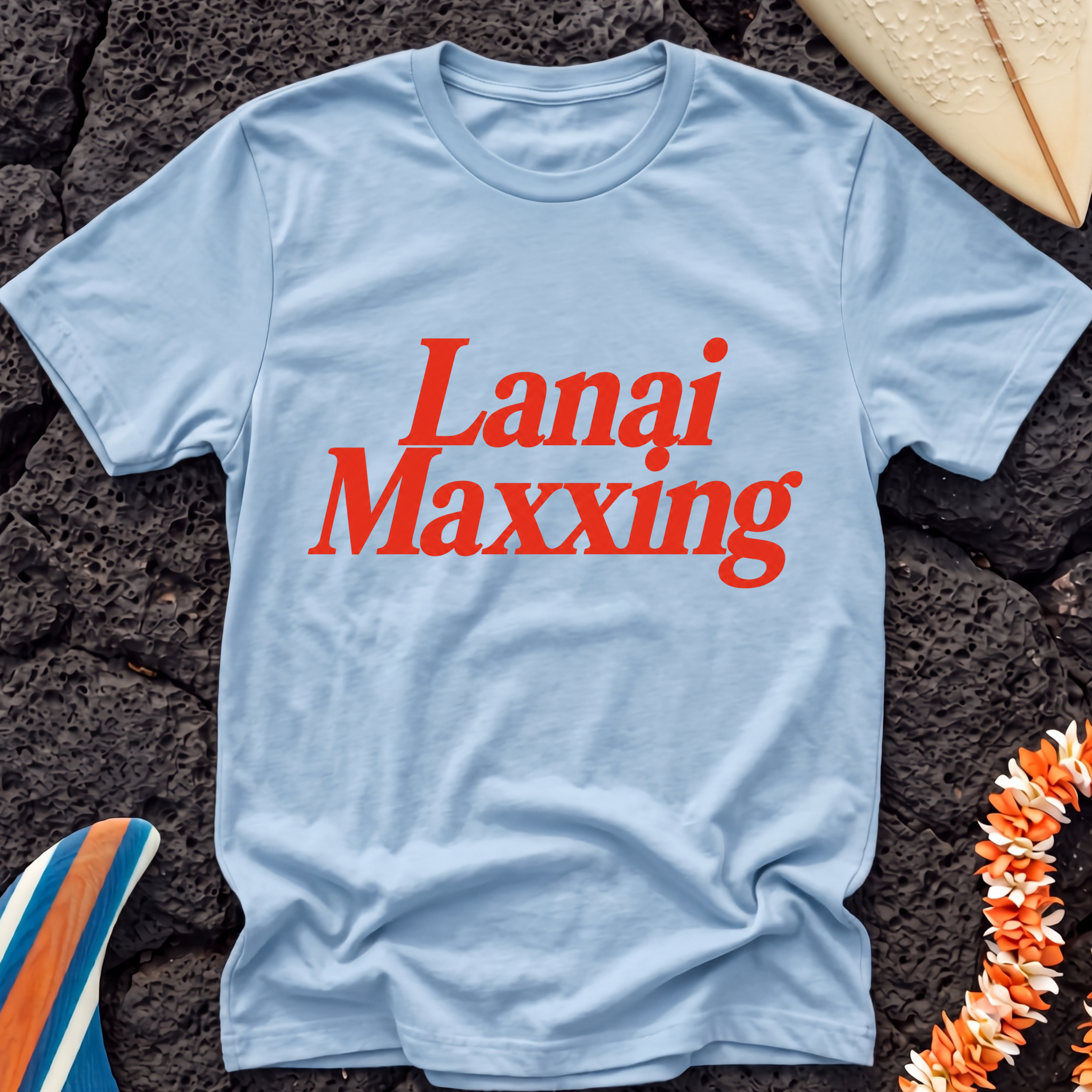 Lanai Maxxing Hawaiian T-Shirt
