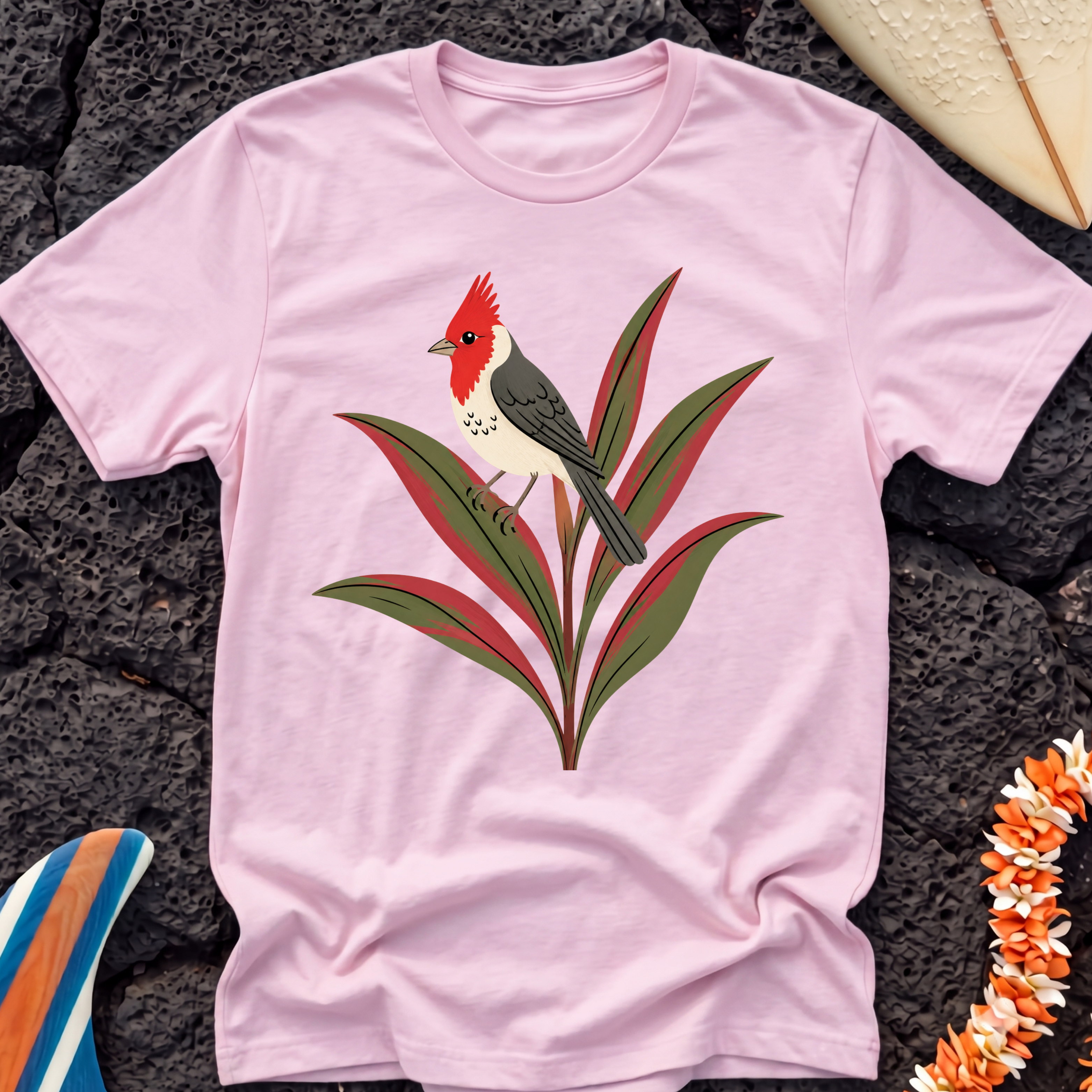 Hawaiian Red Cardinal T-Shirt