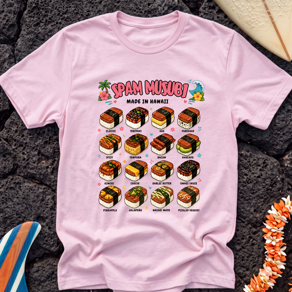 Spam Musubi Party Hawaiian T-Shirt