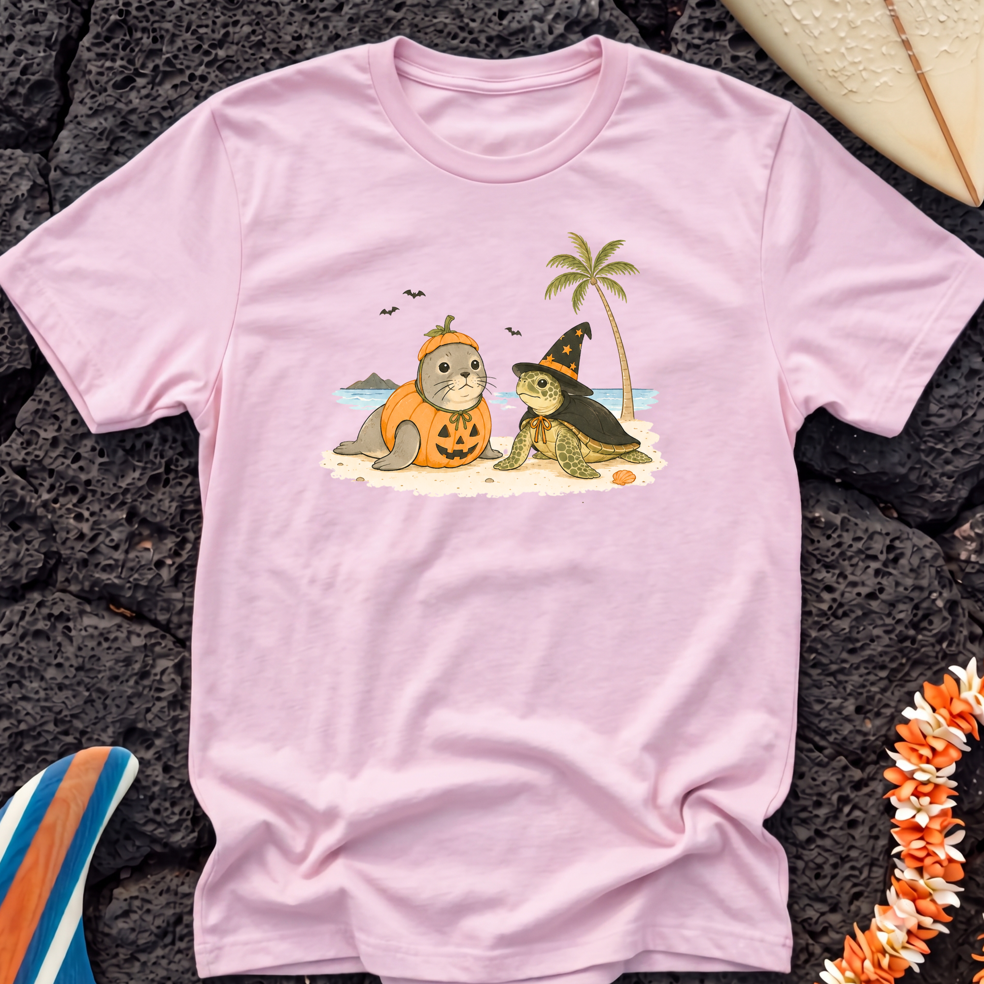 Halloween Seal & Turtle Tee
